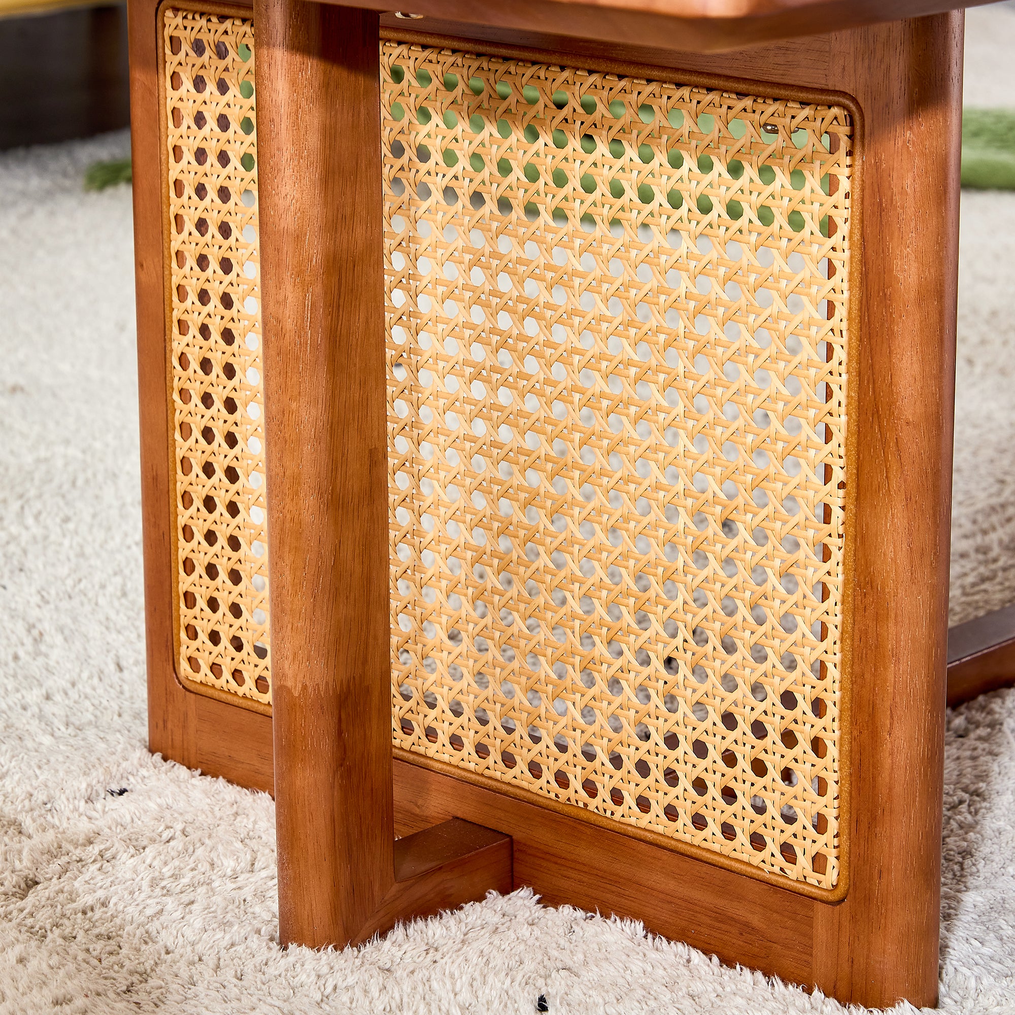 Rattan Solid Wood Coffee Table