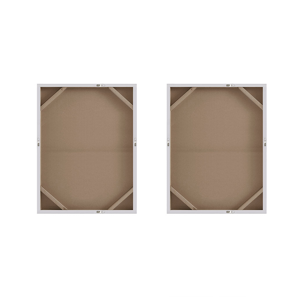 Hand Embellished Glitter 2-piece Canvas Wall Art Set