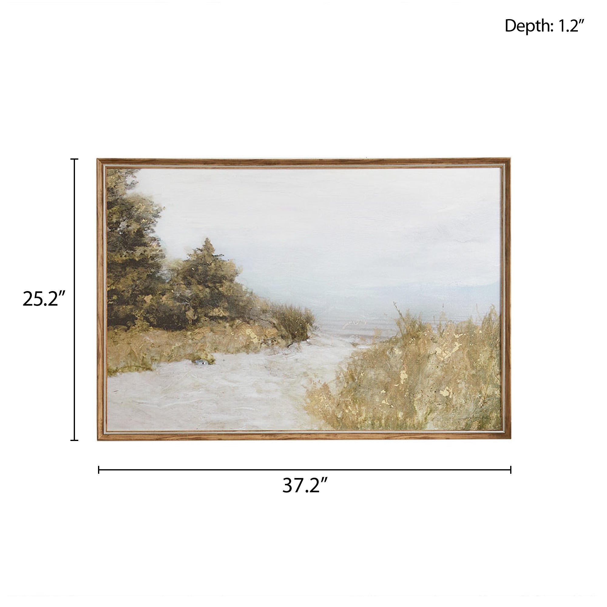 Abstract Landscape Framed Canvas Wall Art