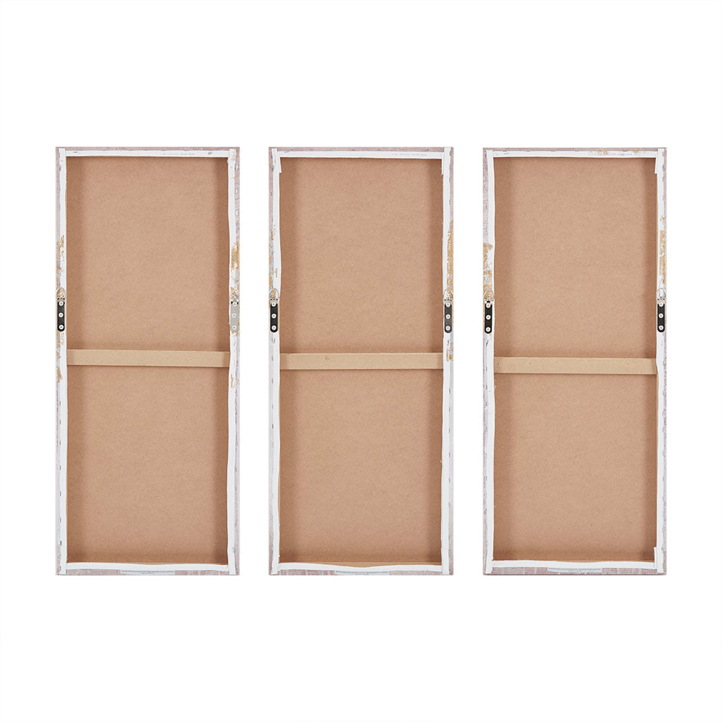 Gold Foil Abstract 3-piece Canvas Wall Art Set