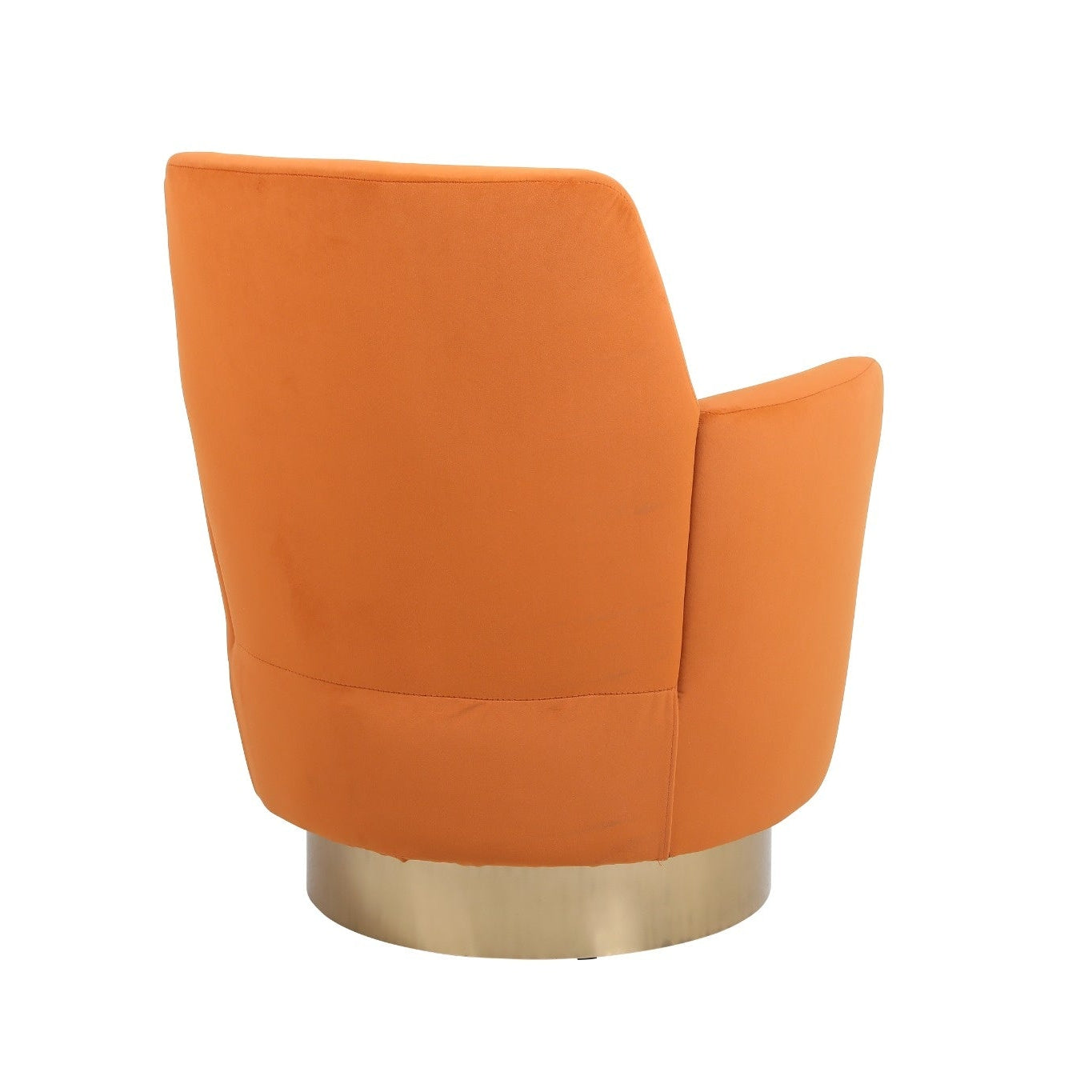 Velvet Swivel Barrel Chair