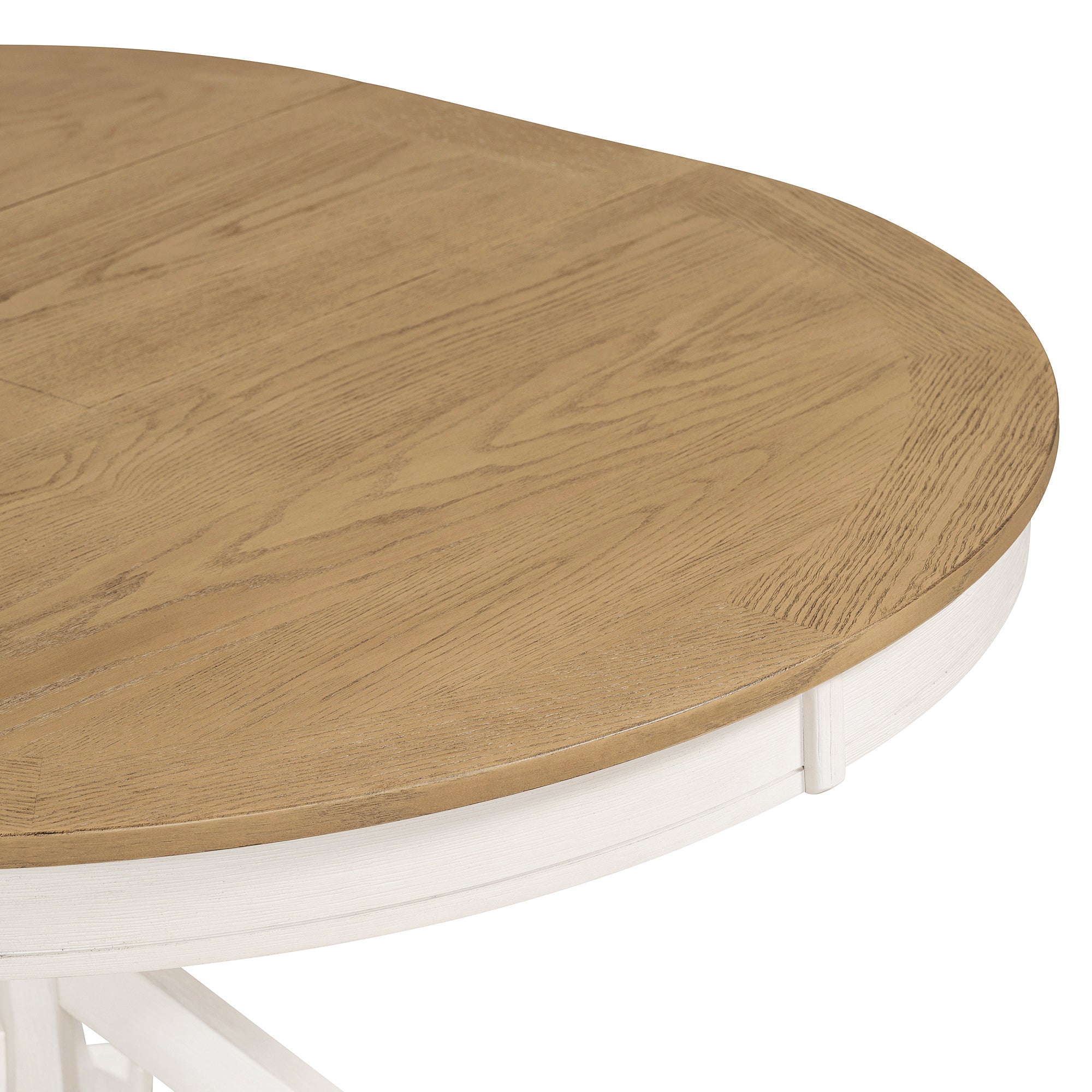 Retro Round Extendable Dining Table