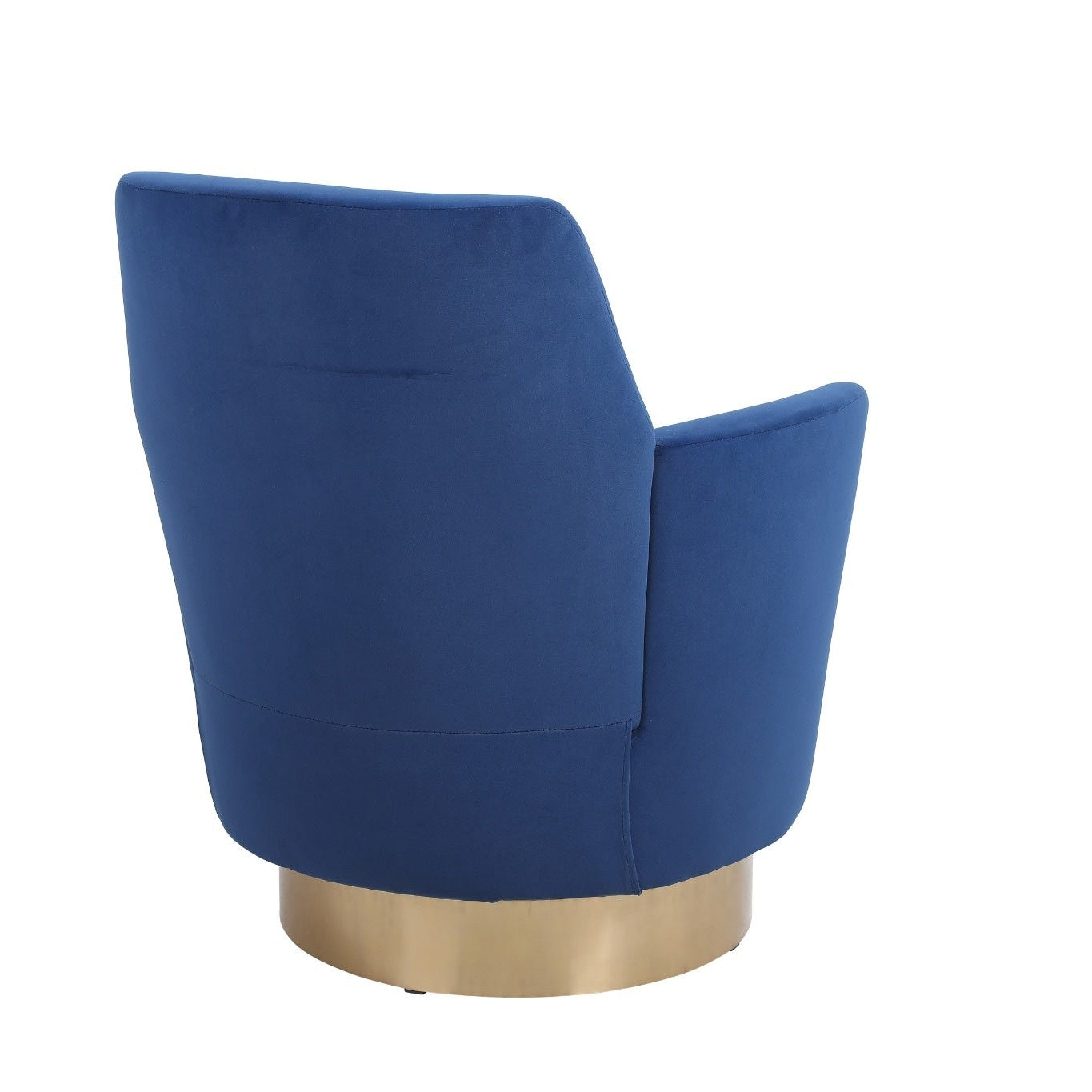 Velvet Swivel Barrel Chair