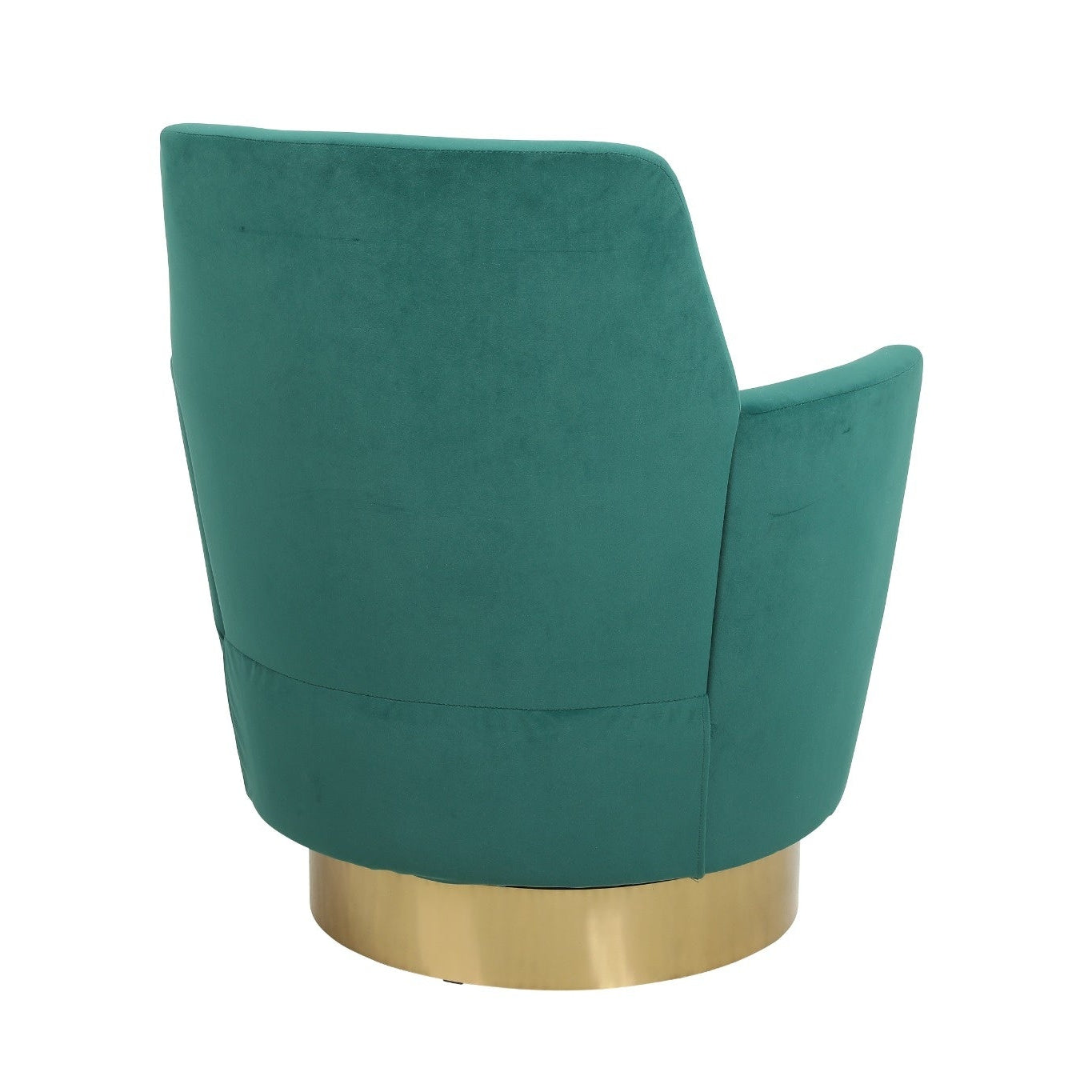 Velvet Swivel Barrel Chair