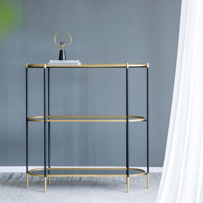3-Tier Metal Console Table