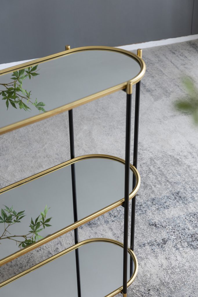 3-Tier Metal Console Table