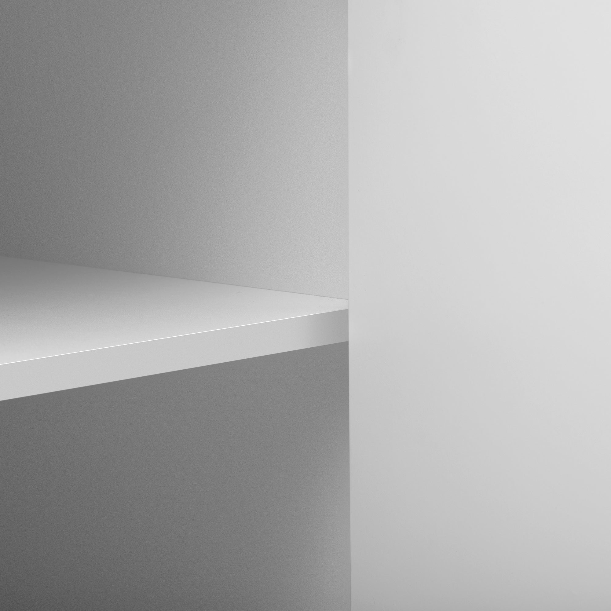 Three-Door Storage Cabinet with Metal Handles