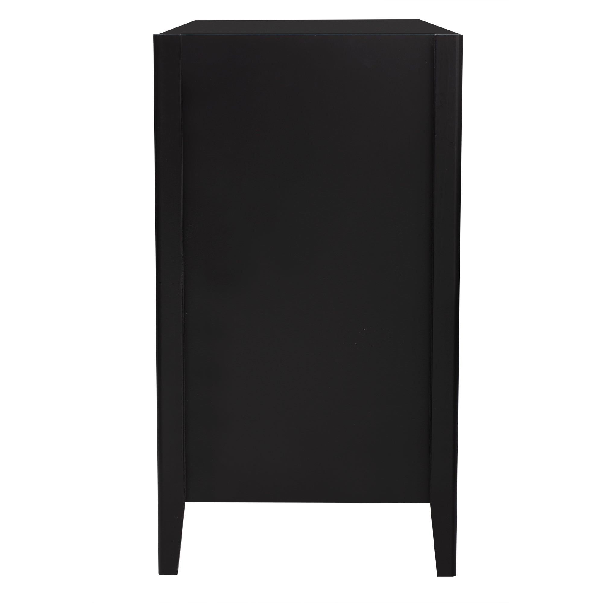 Three-Door Storage Cabinet with Metal Handles