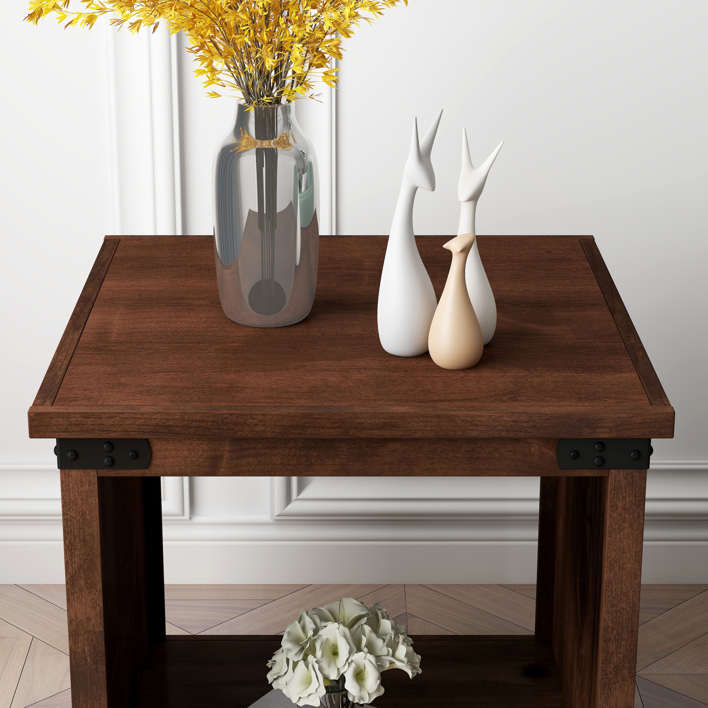 Farmhouse Rustic Side Table