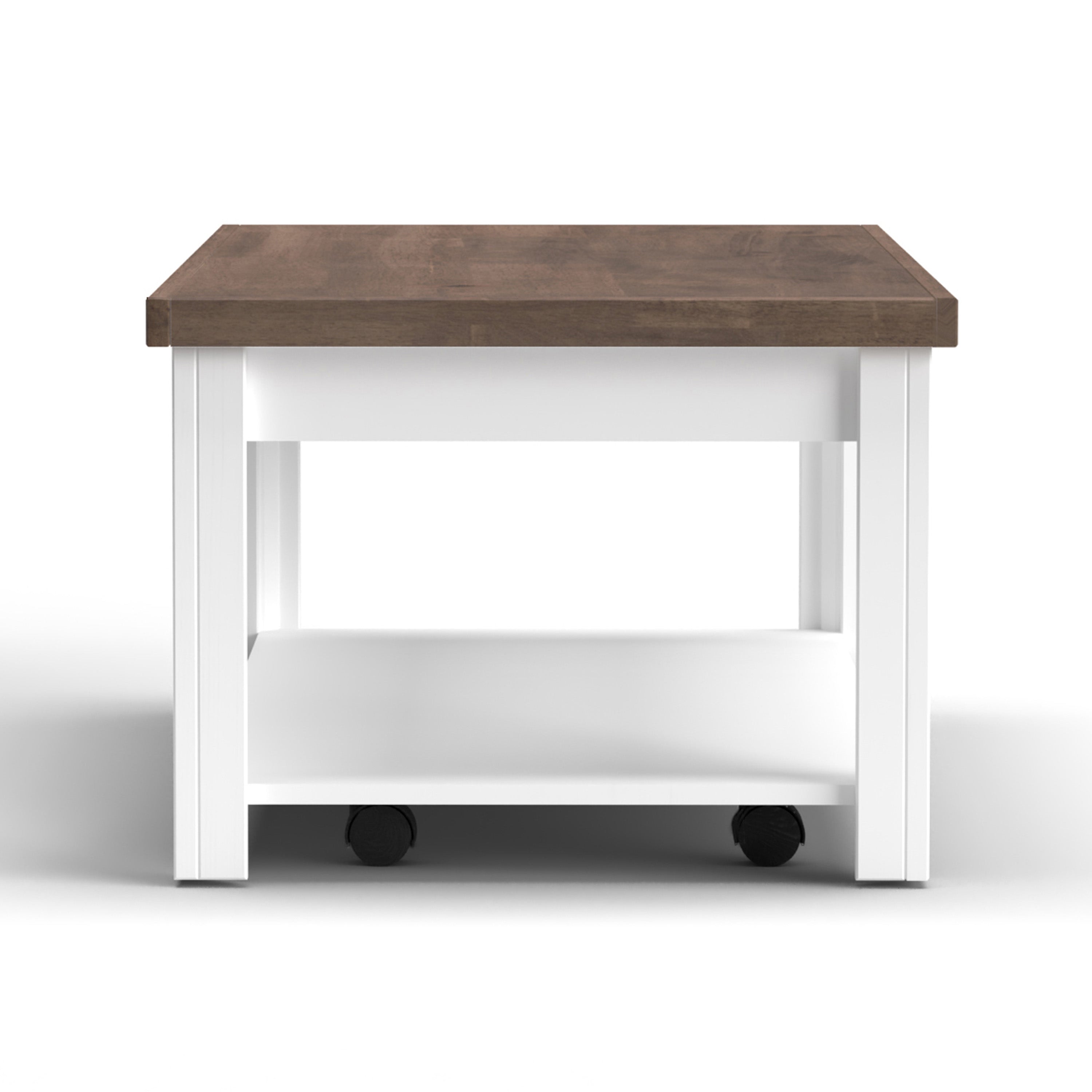 Farmhouse Rustic Rectangular Coffee Table