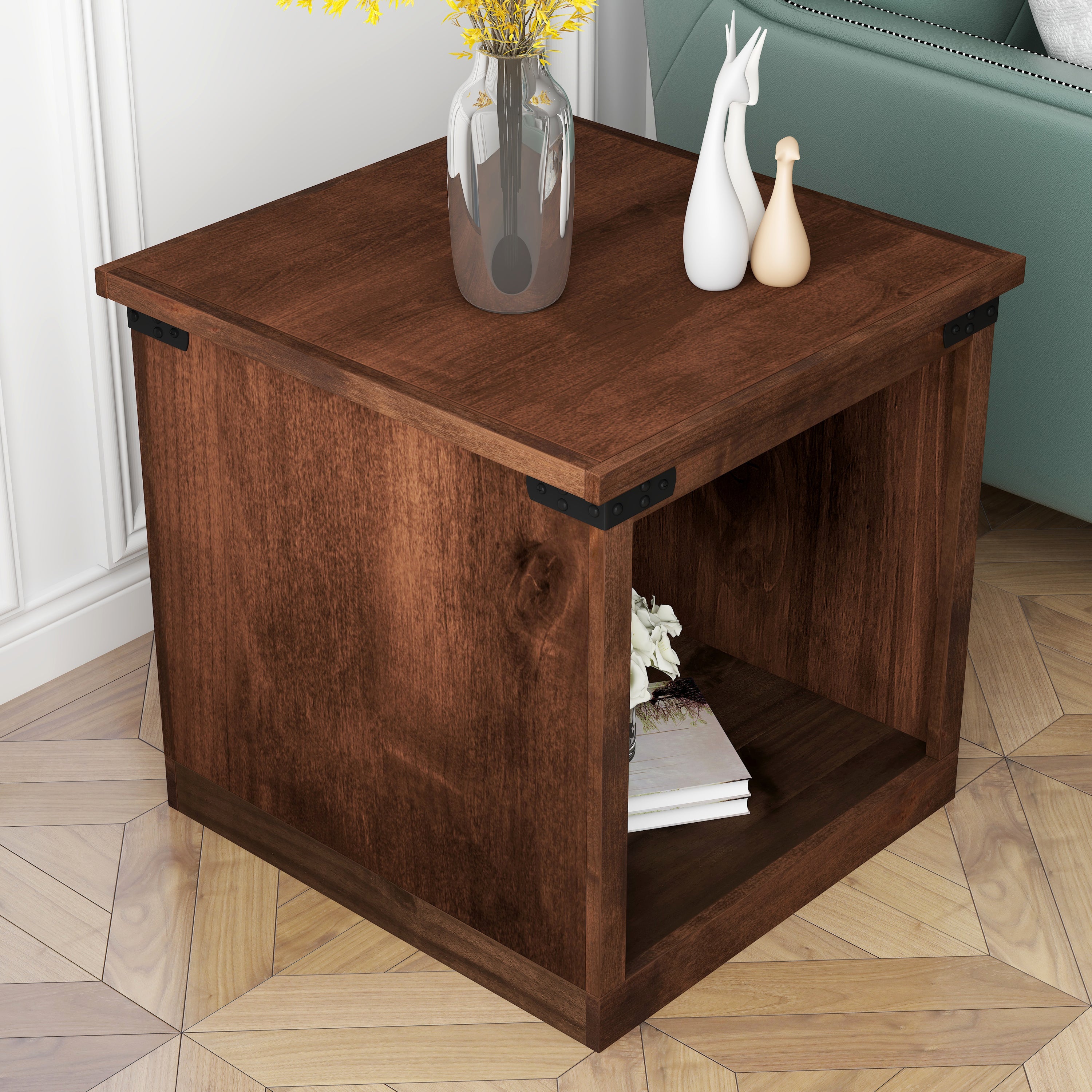 Farmhouse Rustic Side Table