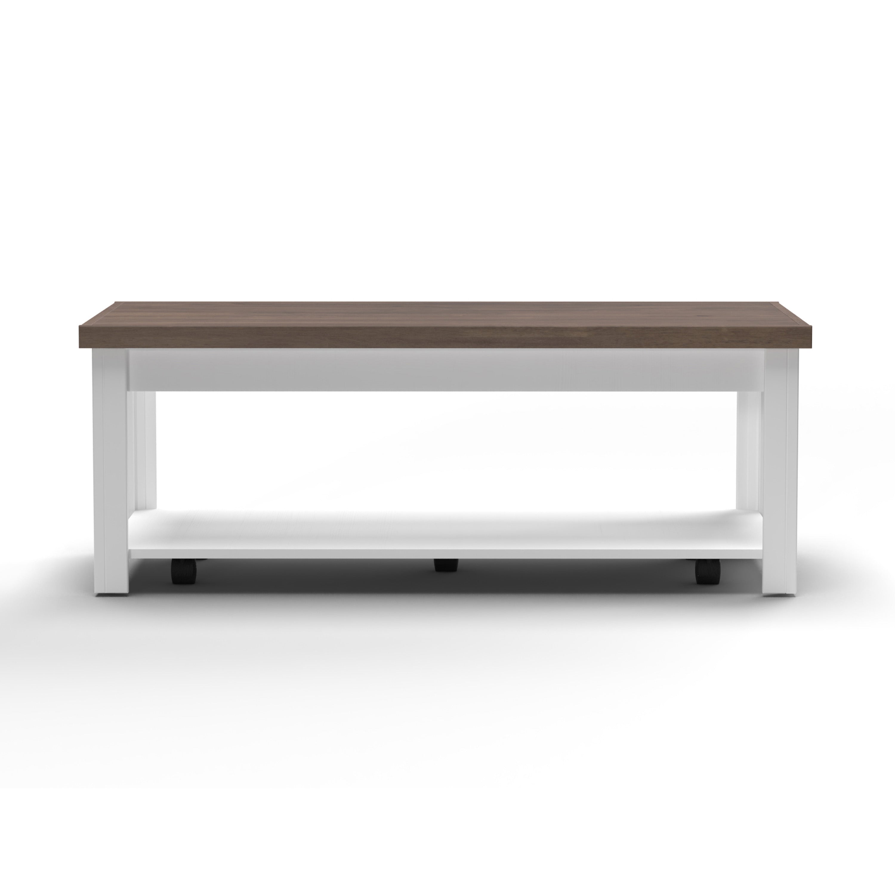 Farmhouse Rustic Rectangular Coffee Table