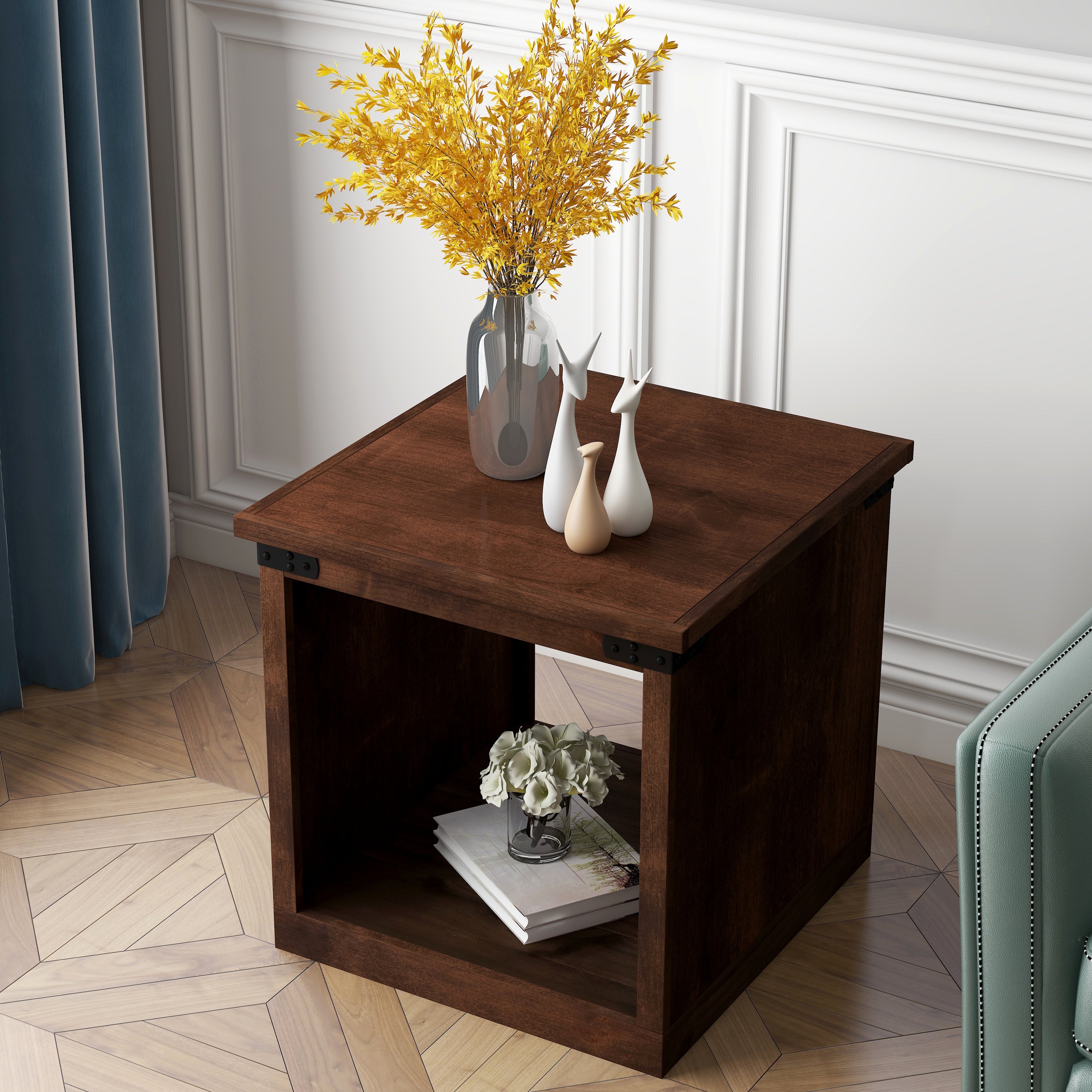 Farmhouse Rustic Side Table