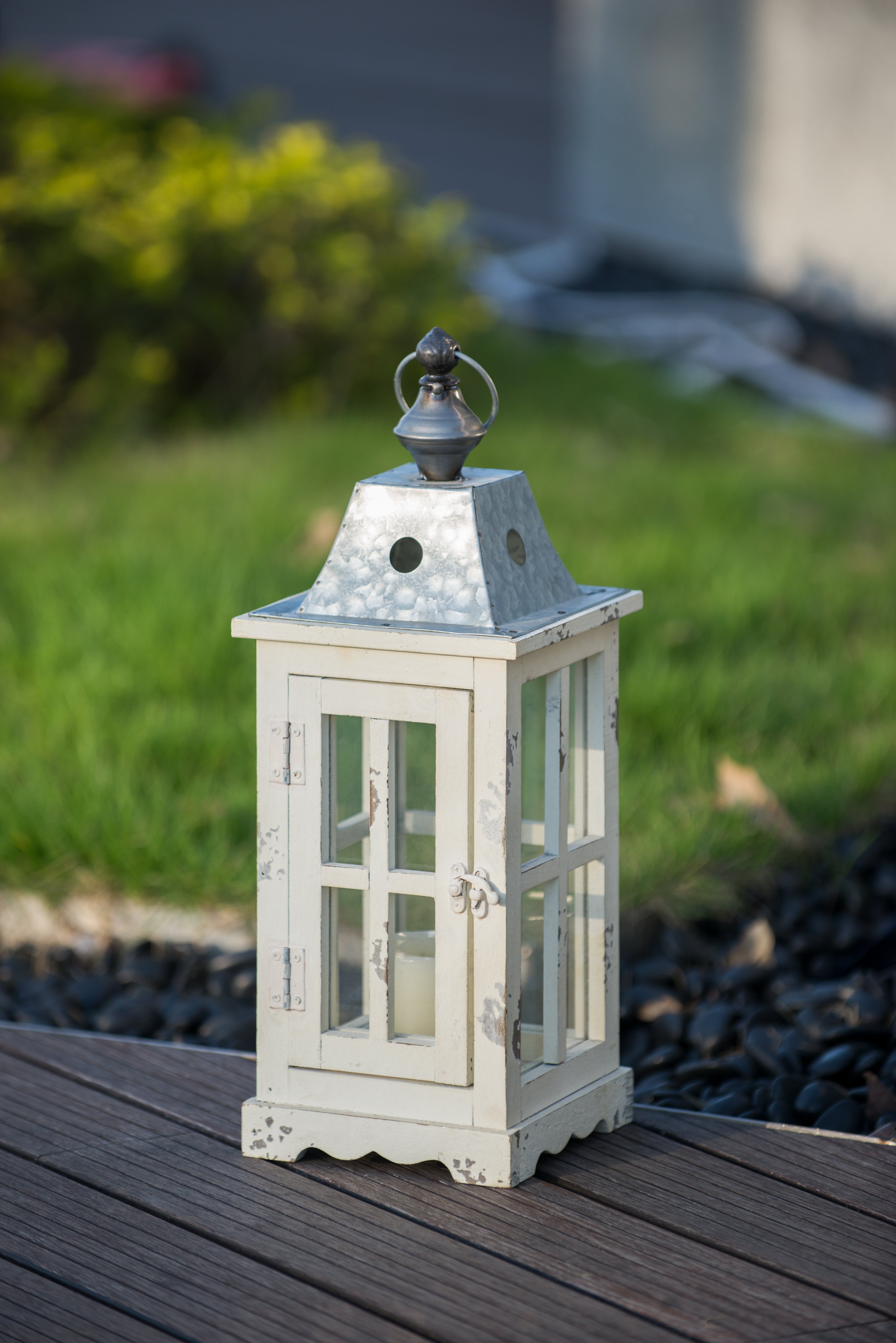 Classic White Lantern, Set of 2