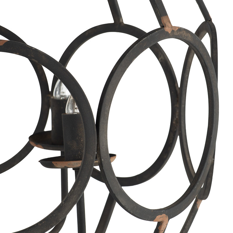 4 - Light Metal Chandelier