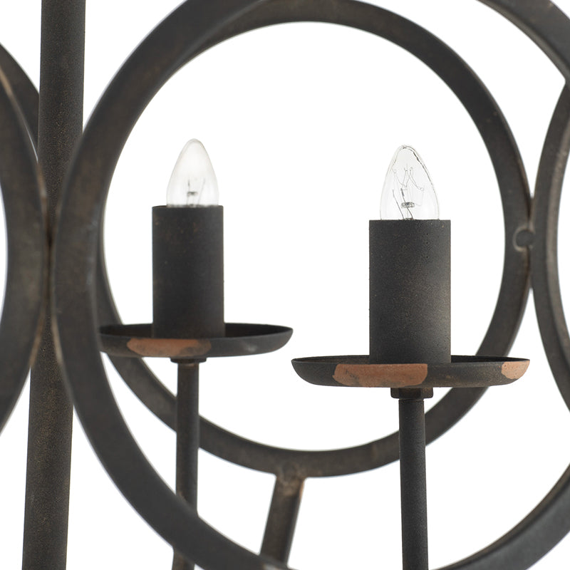 4 - Light Metal Chandelier
