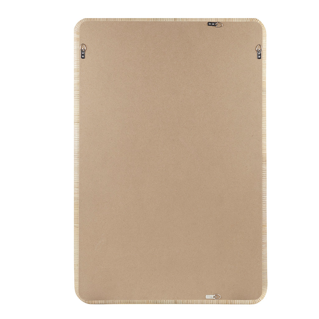 Natural Rattan Rectangle Wall Mirro