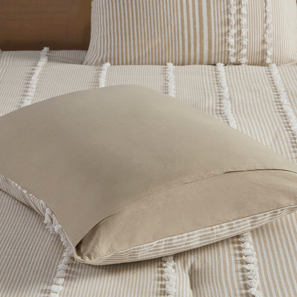Anslee 3-Piece Cotton Yarn Dyed Comforter Set