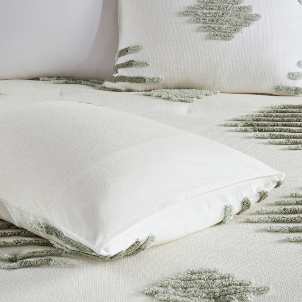 Tahli 3-Piece Cotton Blend Chenille Comforter Set