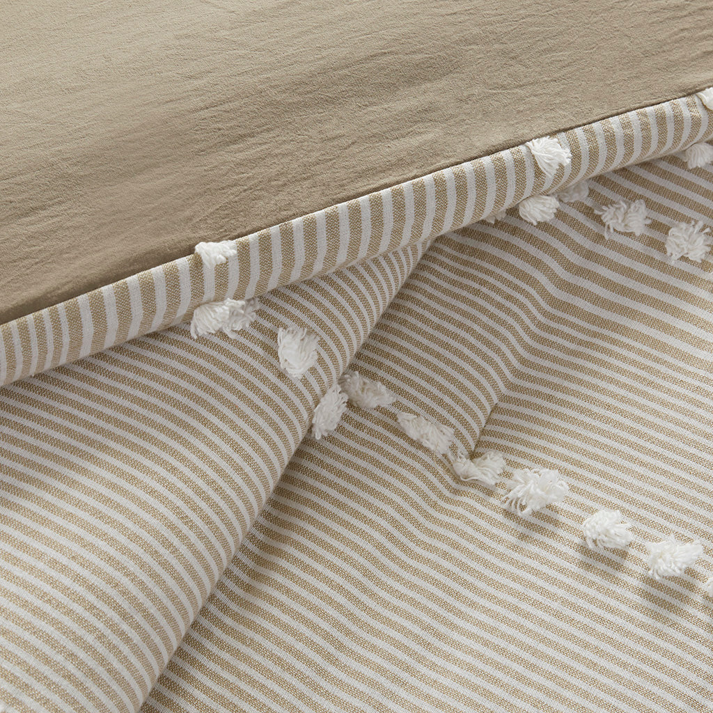 Anslee 3-Piece Cotton Yarn Dyed Comforter Set