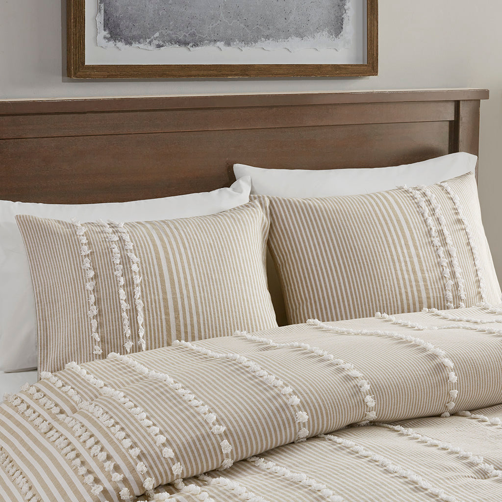 Anslee 3-Piece Cotton Yarn Dyed Comforter Set