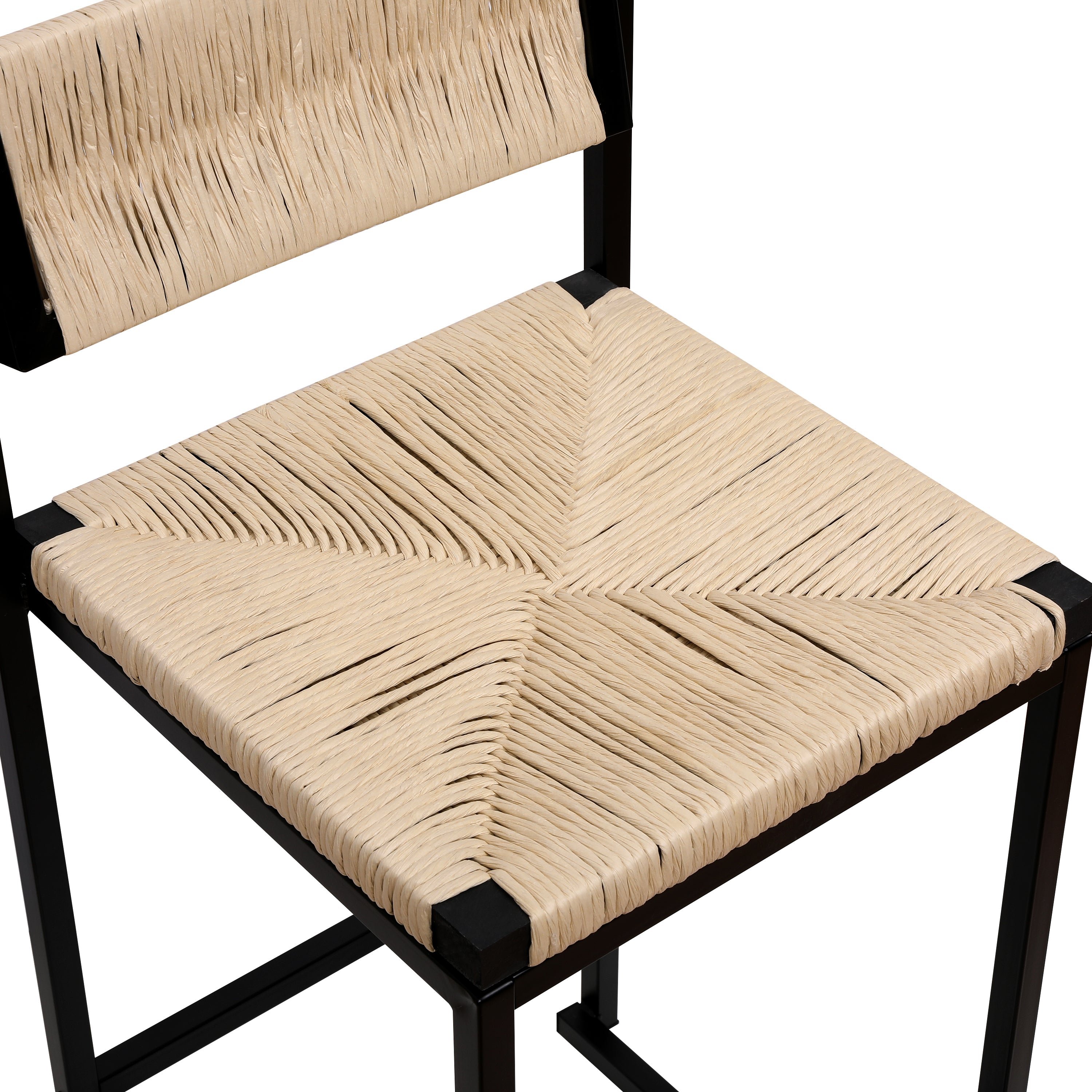 Rope Woven Counter Stools, Set of 2