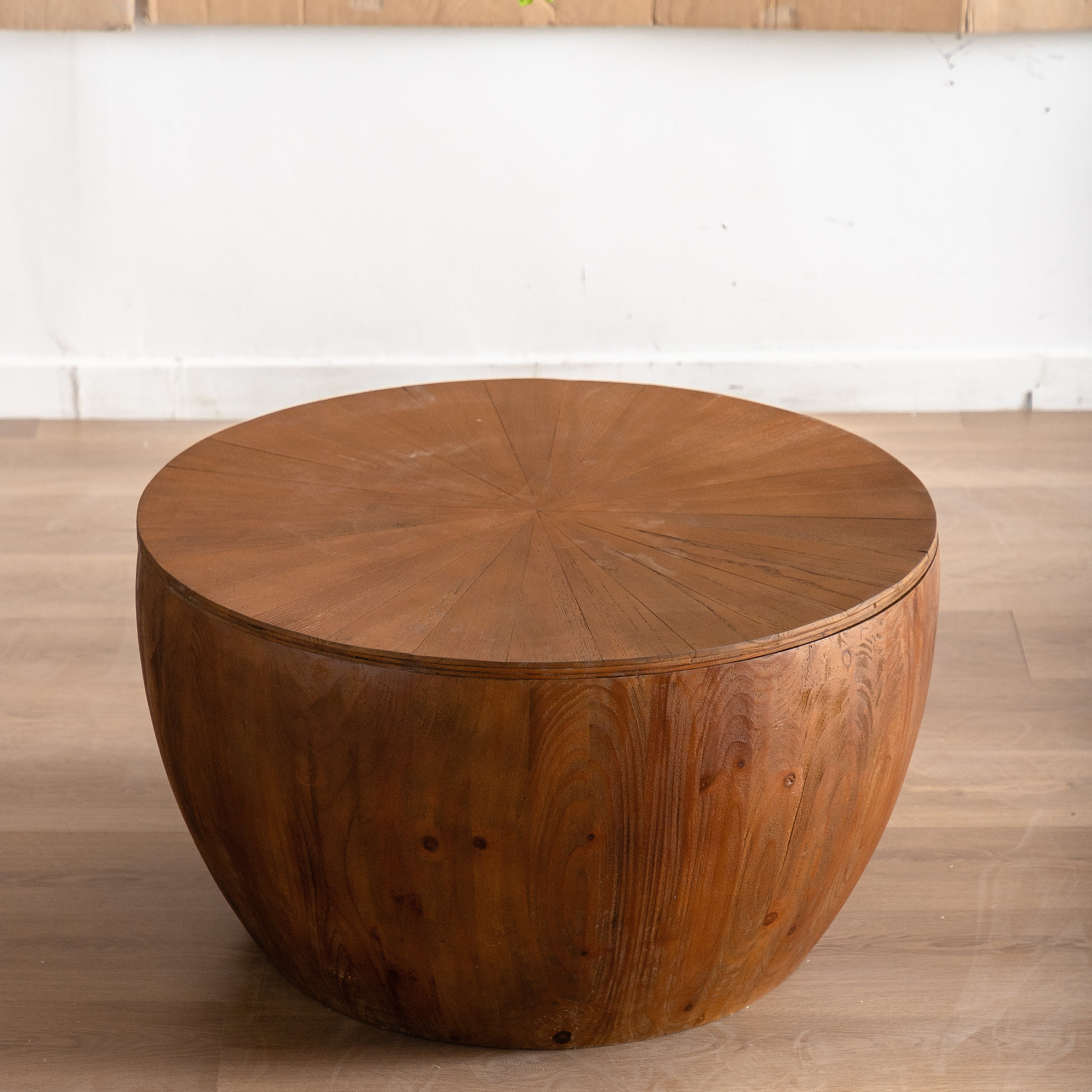 Bucket Shaped Drum Coffee Table