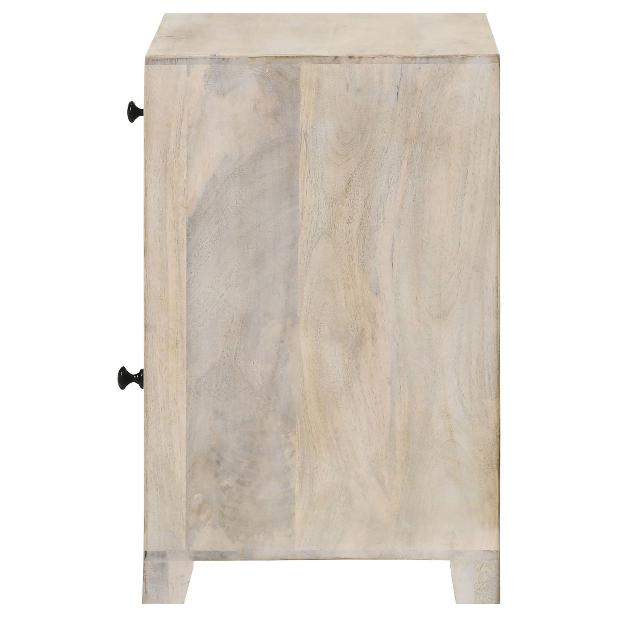 White Washed Accent Cabinet