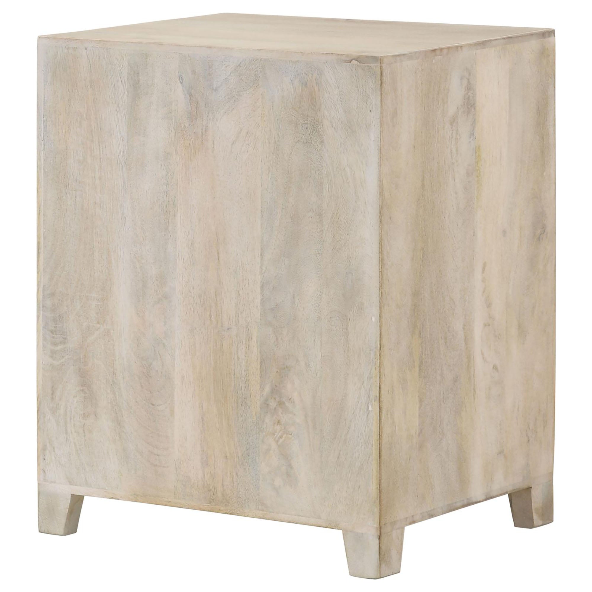 White Washed Accent Cabinet