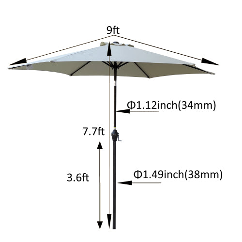 Rio 9' Patio Umbrella
