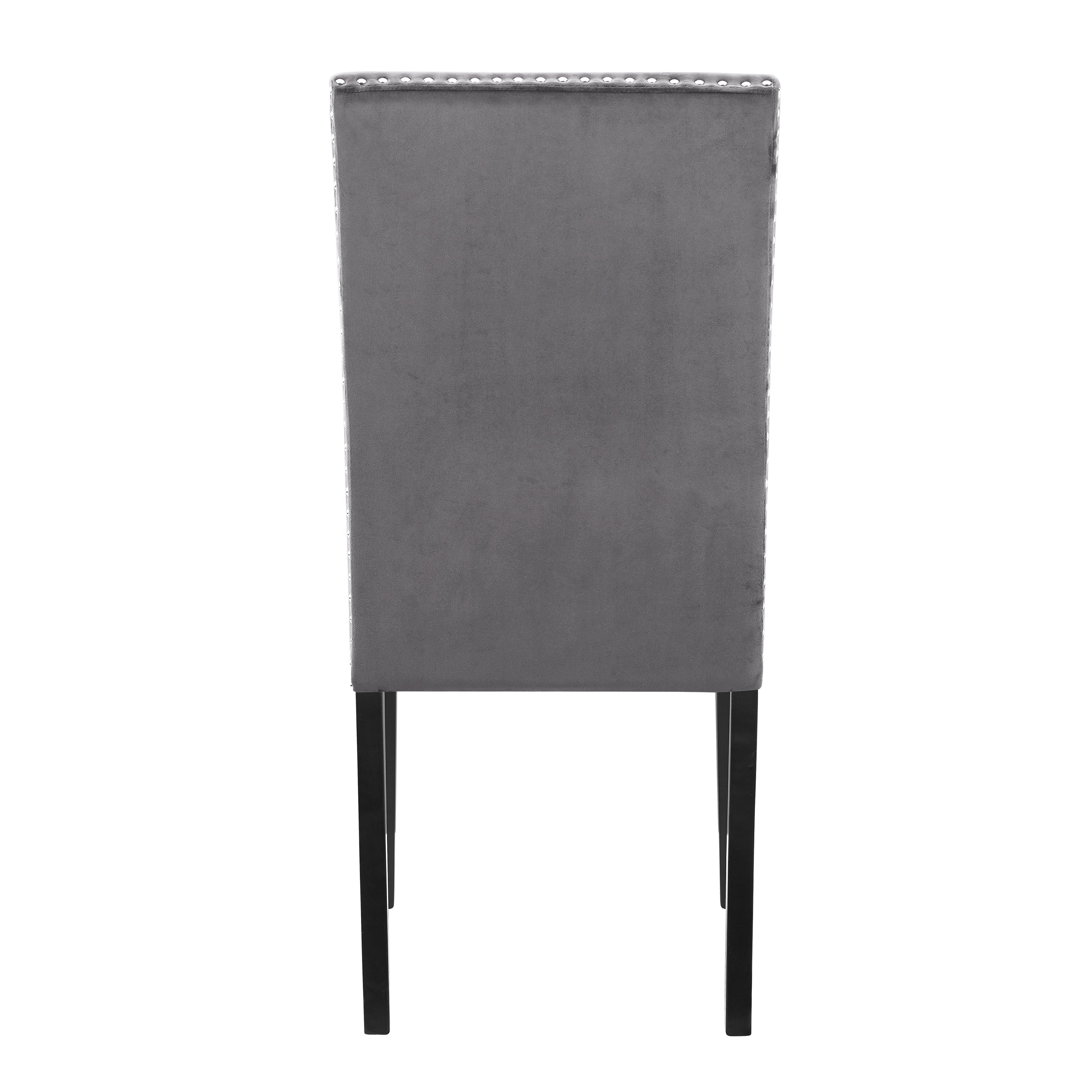 Eleanor Velvet Upholstered Dining Chairs, Set of 2
