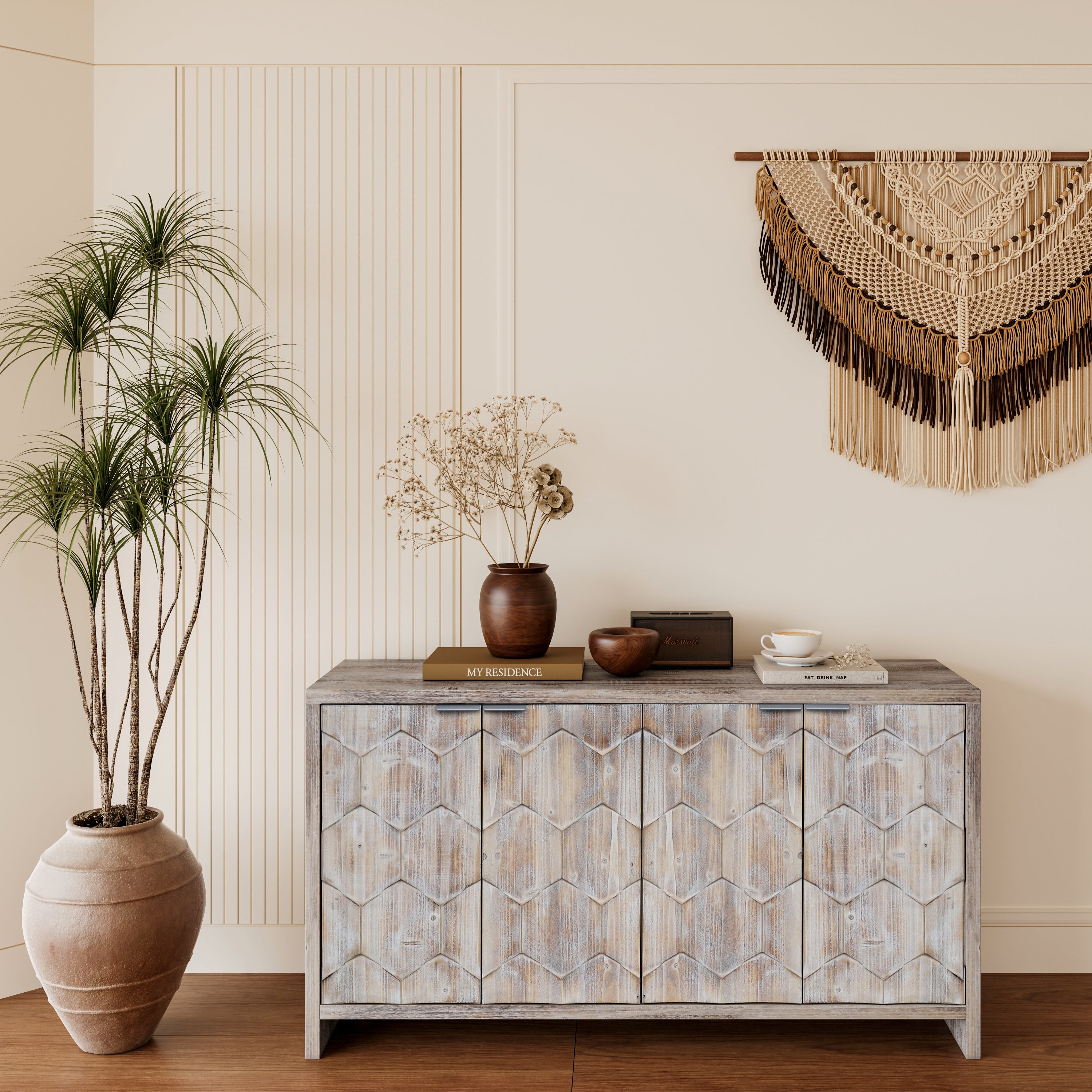 Modern Accent Sideboard