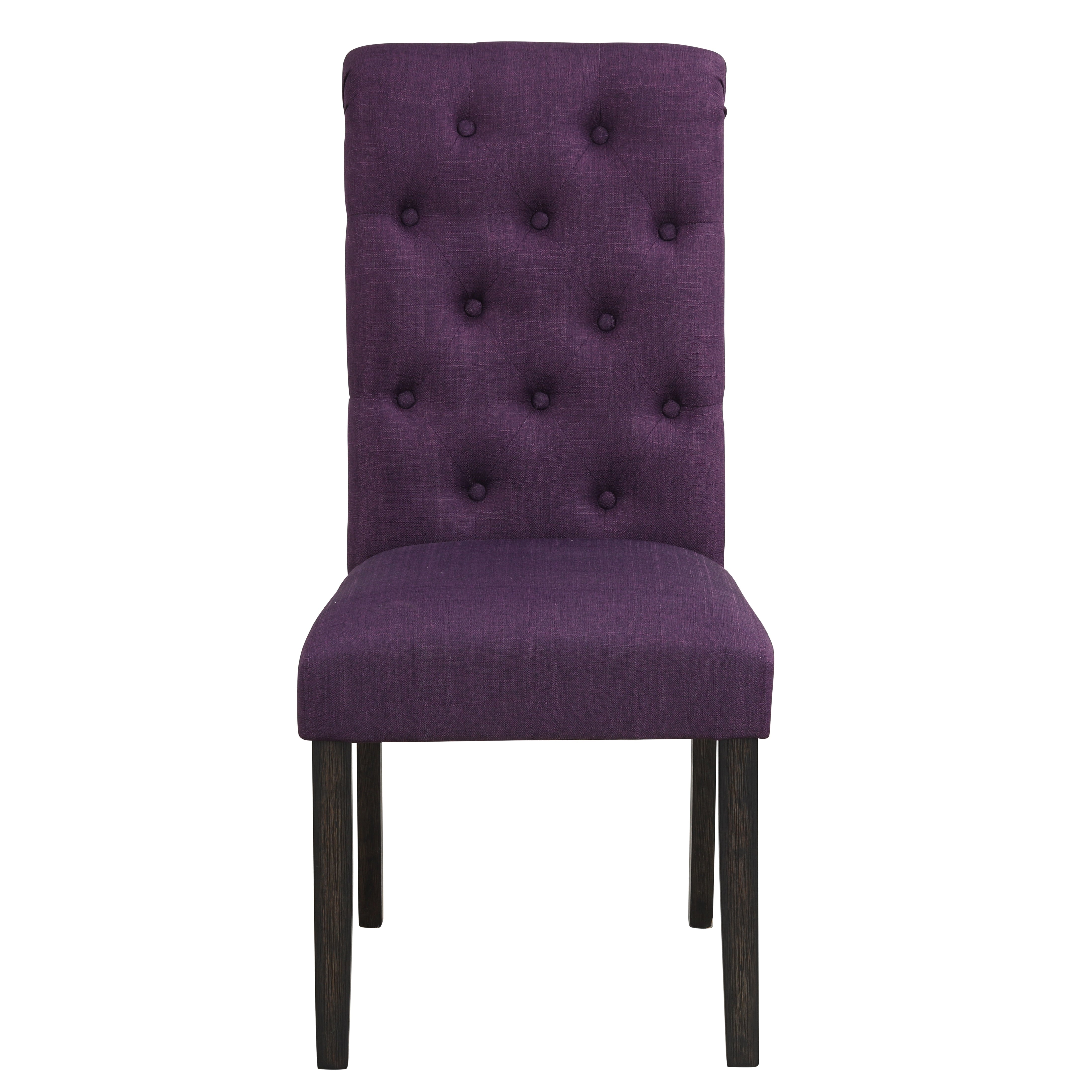 Levi Button Tufted Upholstered Dining Chair, Set of 2