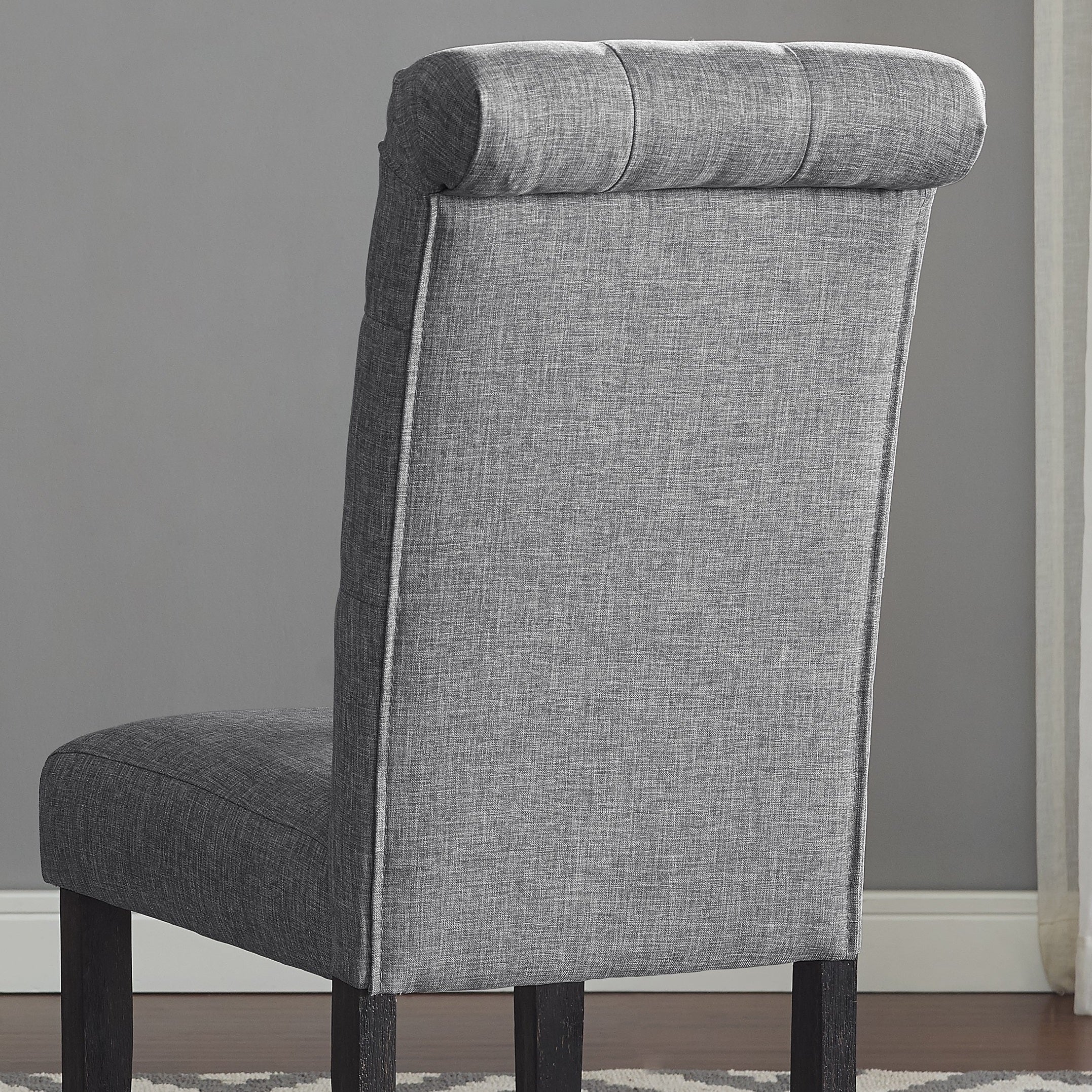 Levi Button Tufted Upholstered Dining Chair, Set of 2