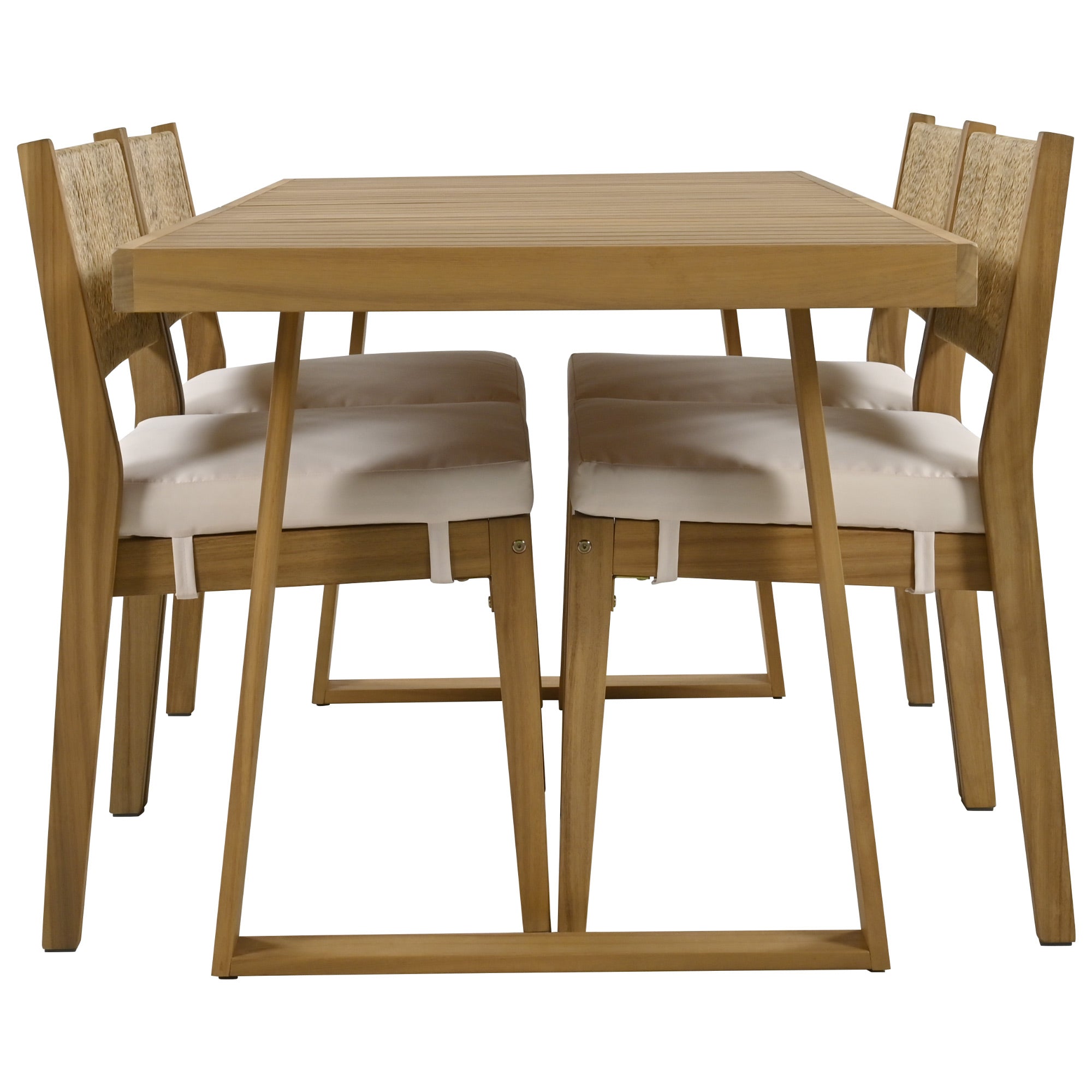 Outdoor Acacia Wood Dining Table Set