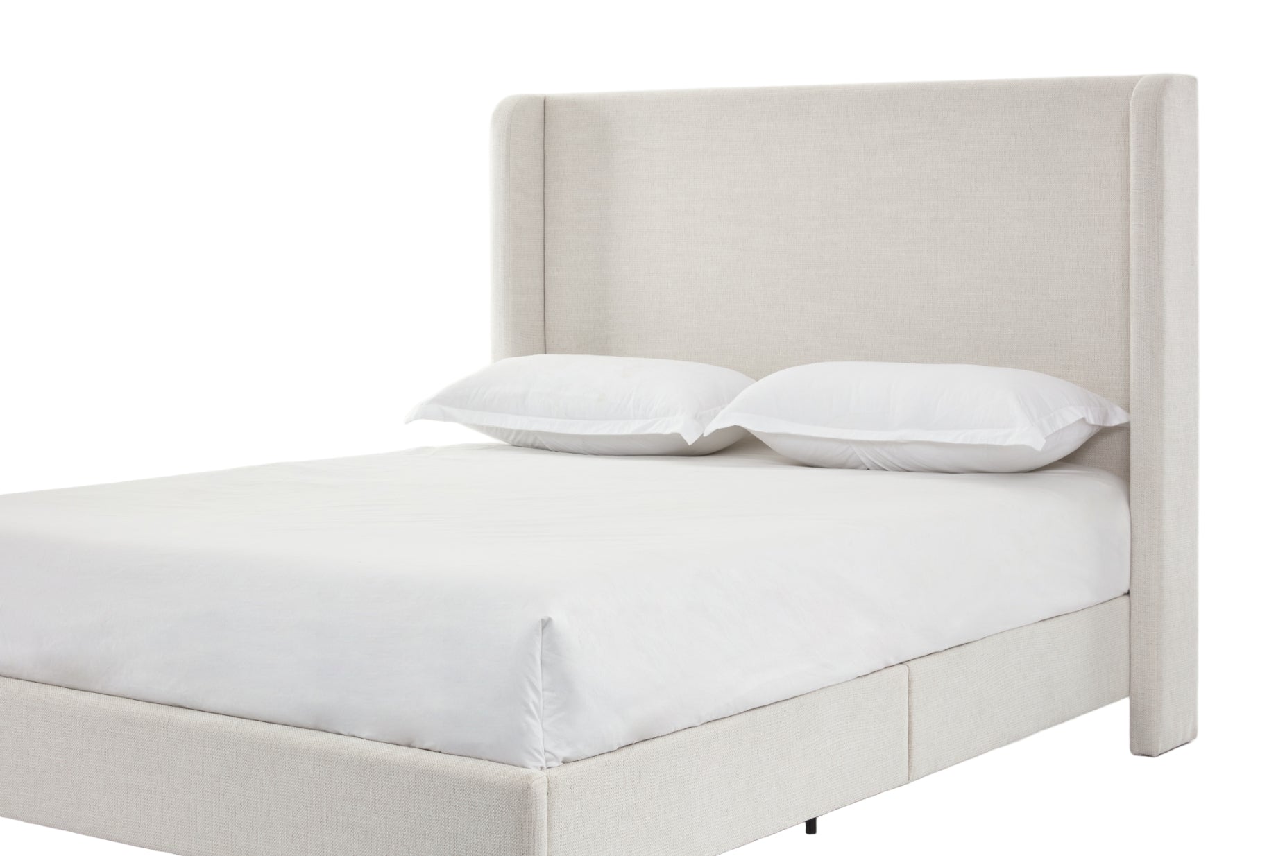 Hayden Upholstered Wingback Bed
