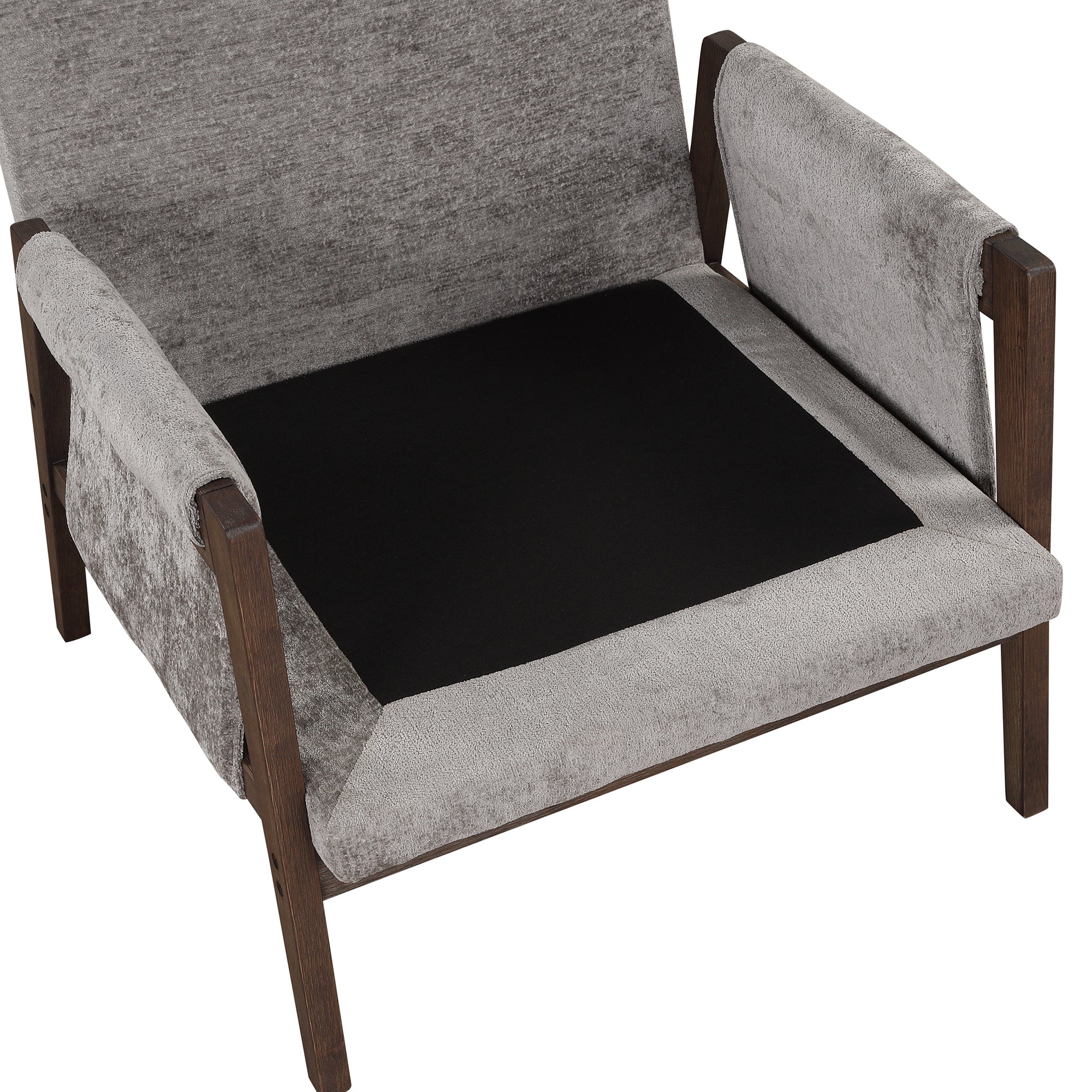 Kelly Mid-Century Modern Velvet Accent Armchair