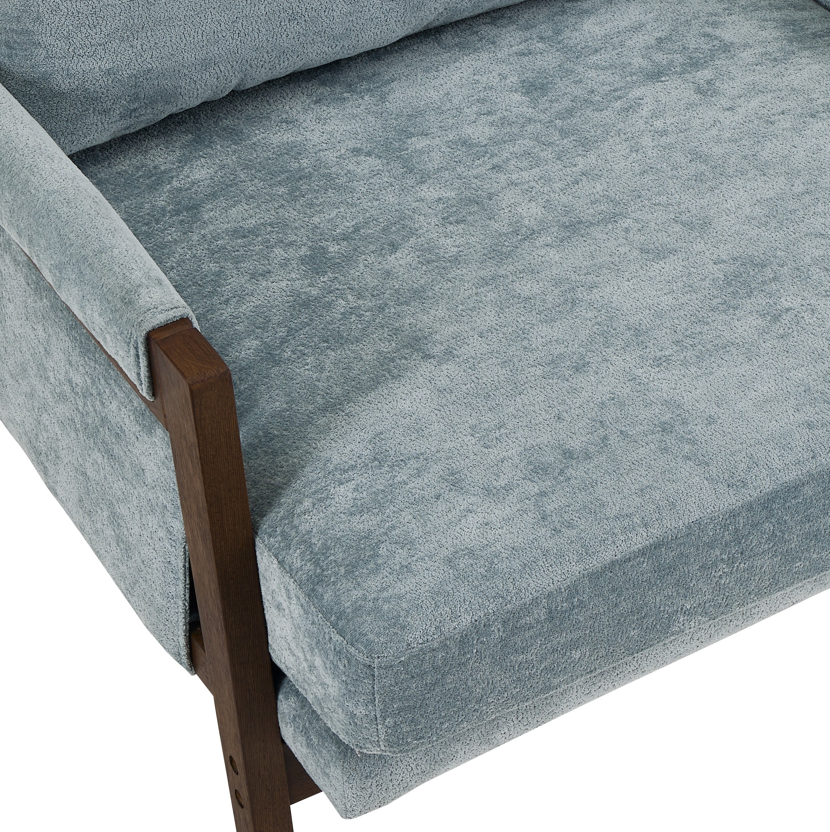 Kelly Mid-Century Modern Velvet Accent Armchair