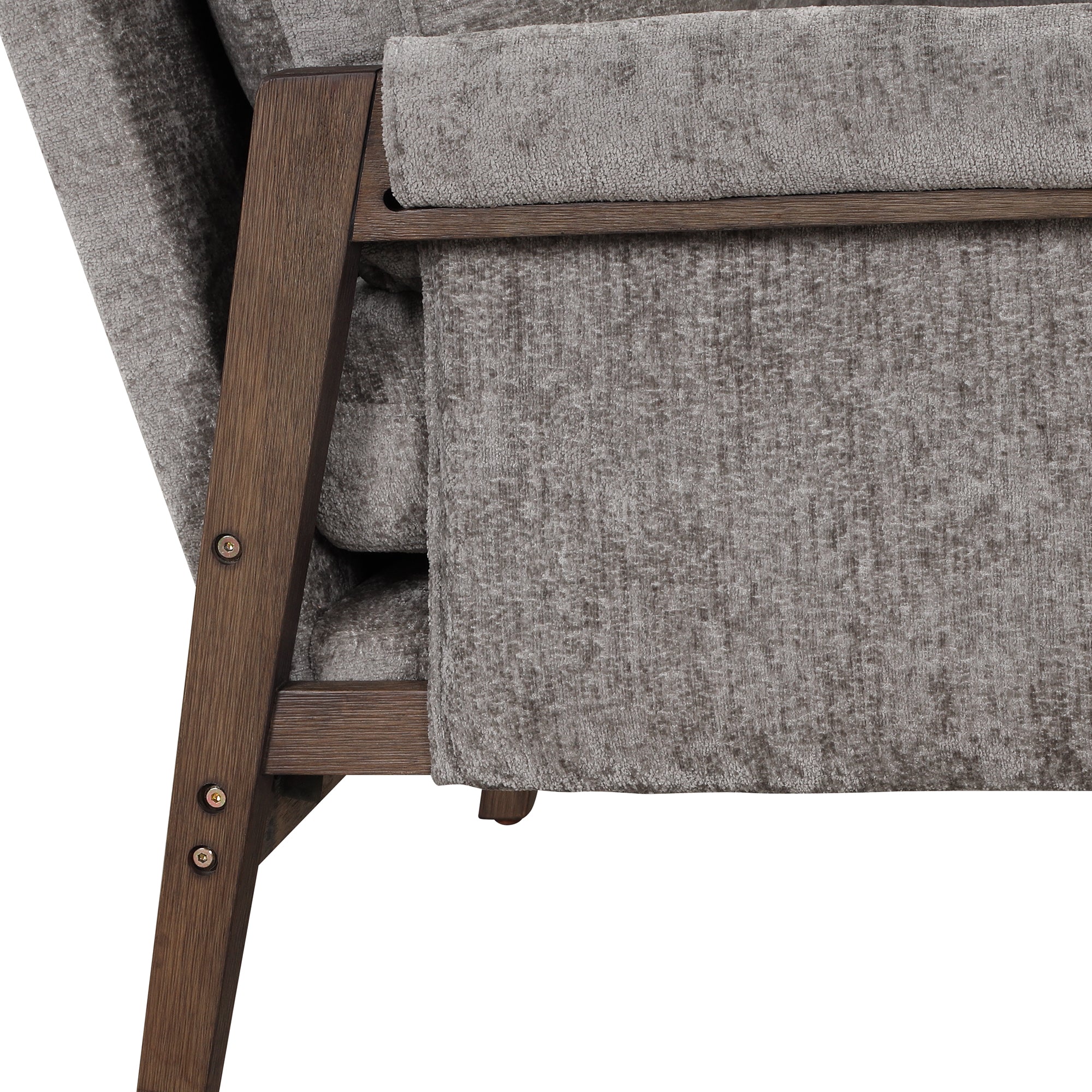 Kelly Mid-Century Modern Velvet Accent Armchair