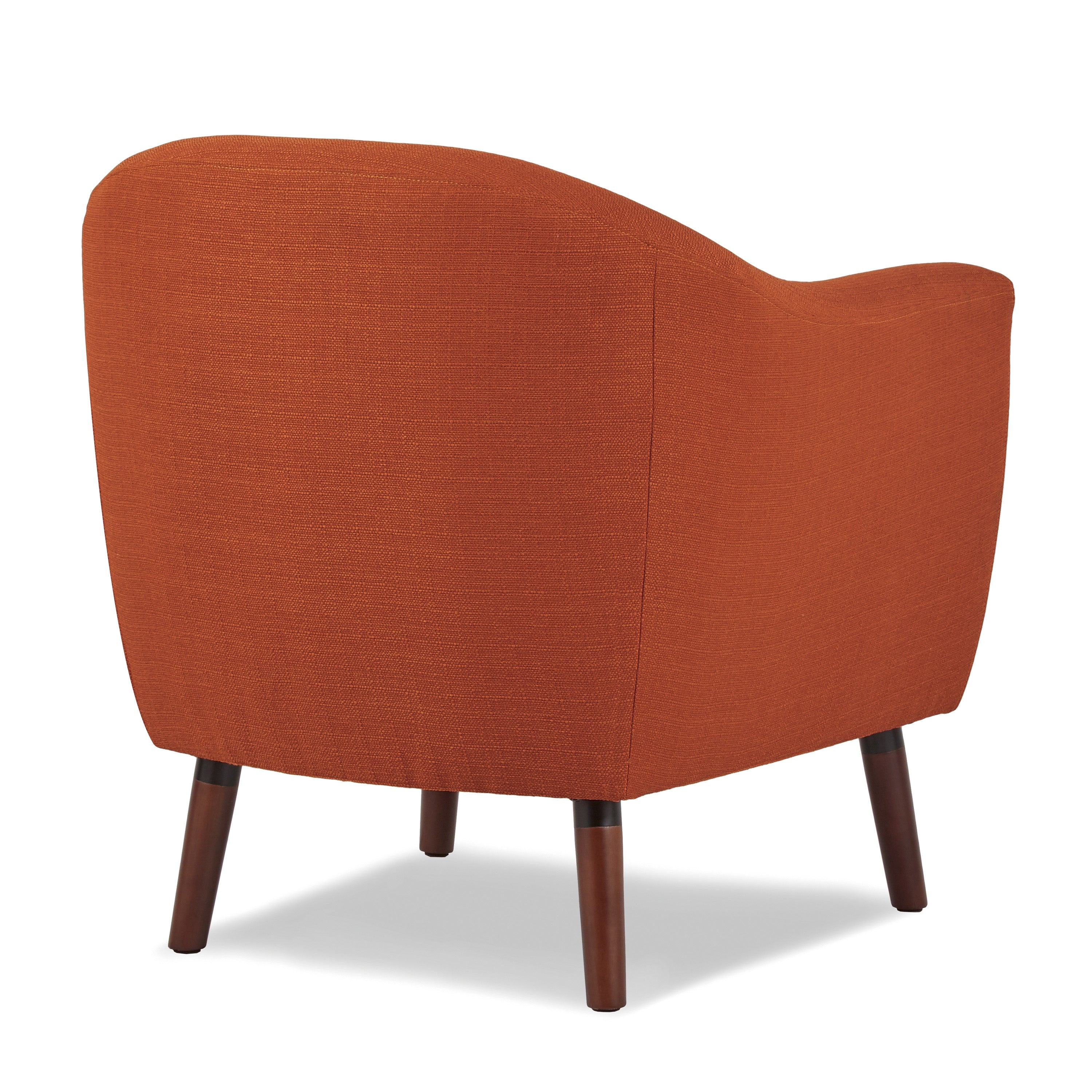 Upholstered Sloped Arm Tufted Club Accent Chair