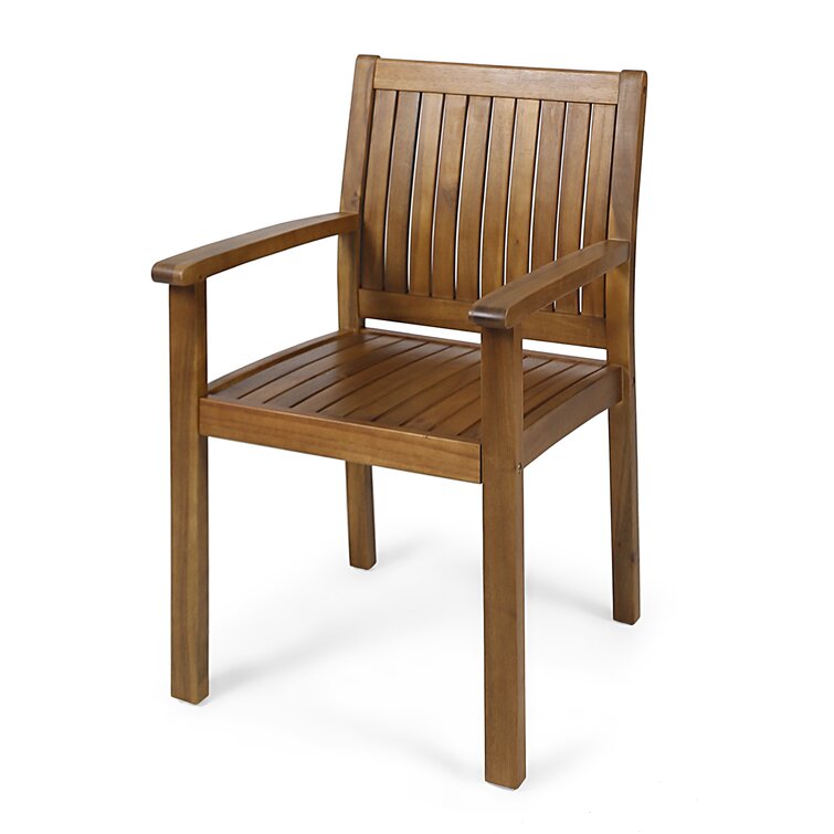 7 Pieces Acacia Wood Outdoor Dining Set