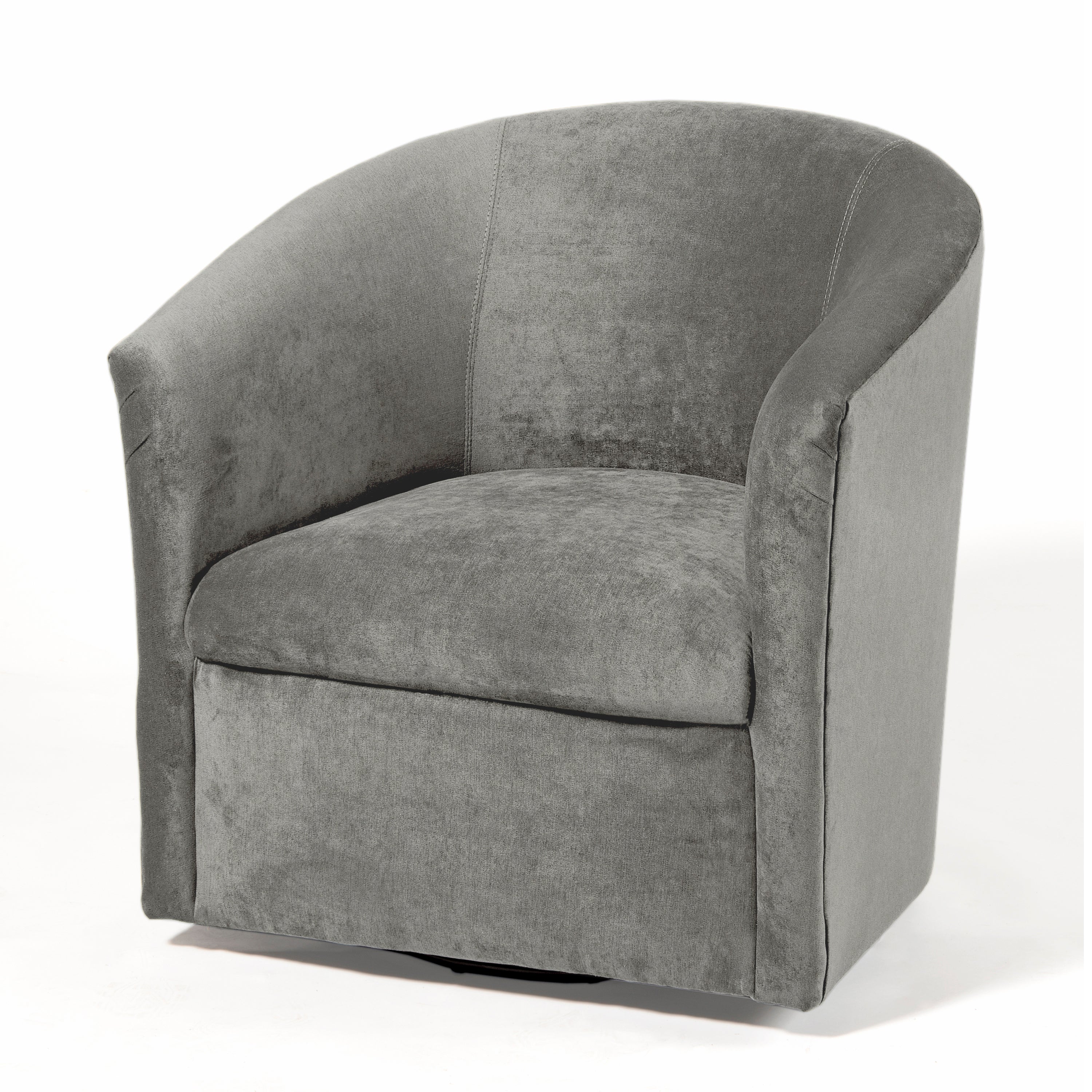 Eden Microfiber Swivel Accent Chair