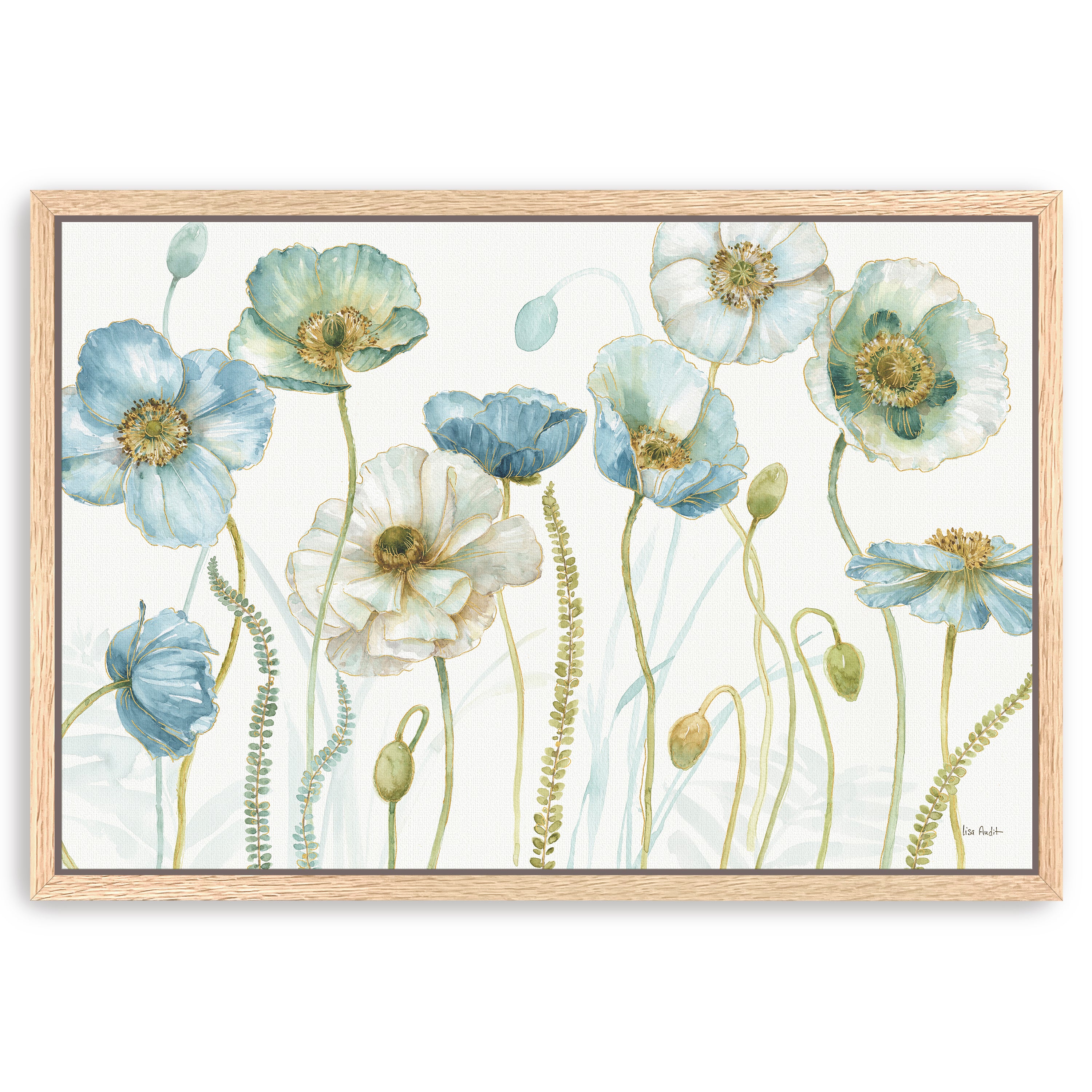 My Greenhouse Flowers I Canvas Giclee