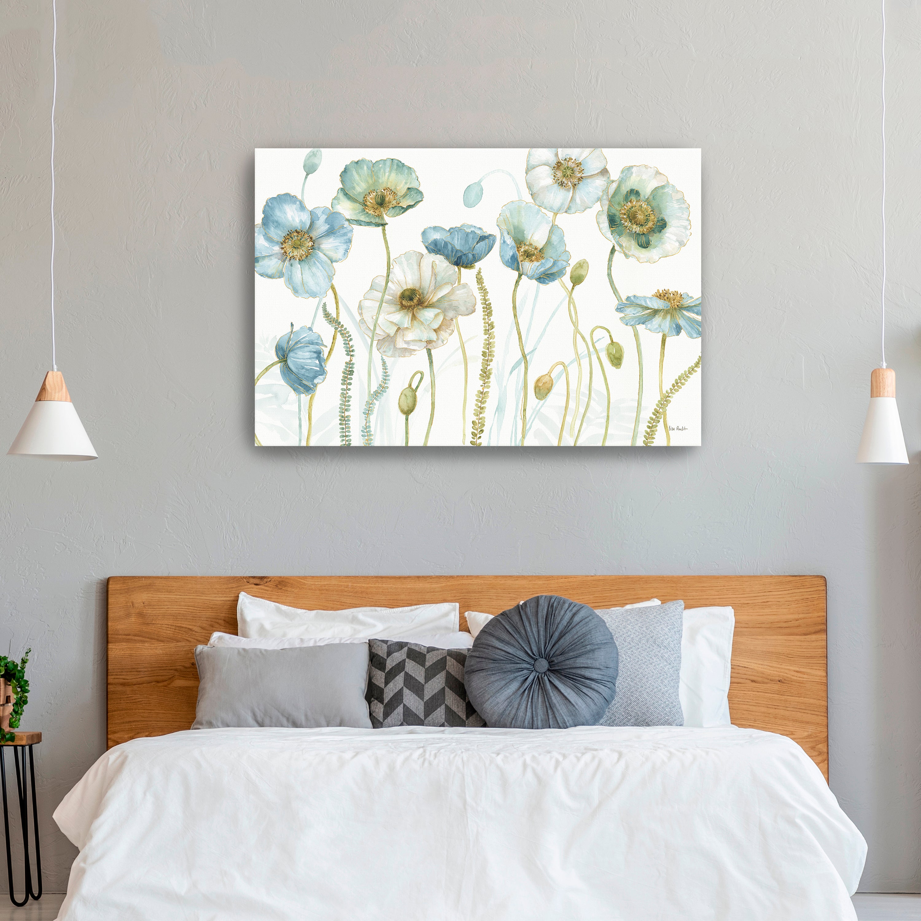 My Greenhouse Flowers I Canvas Giclee