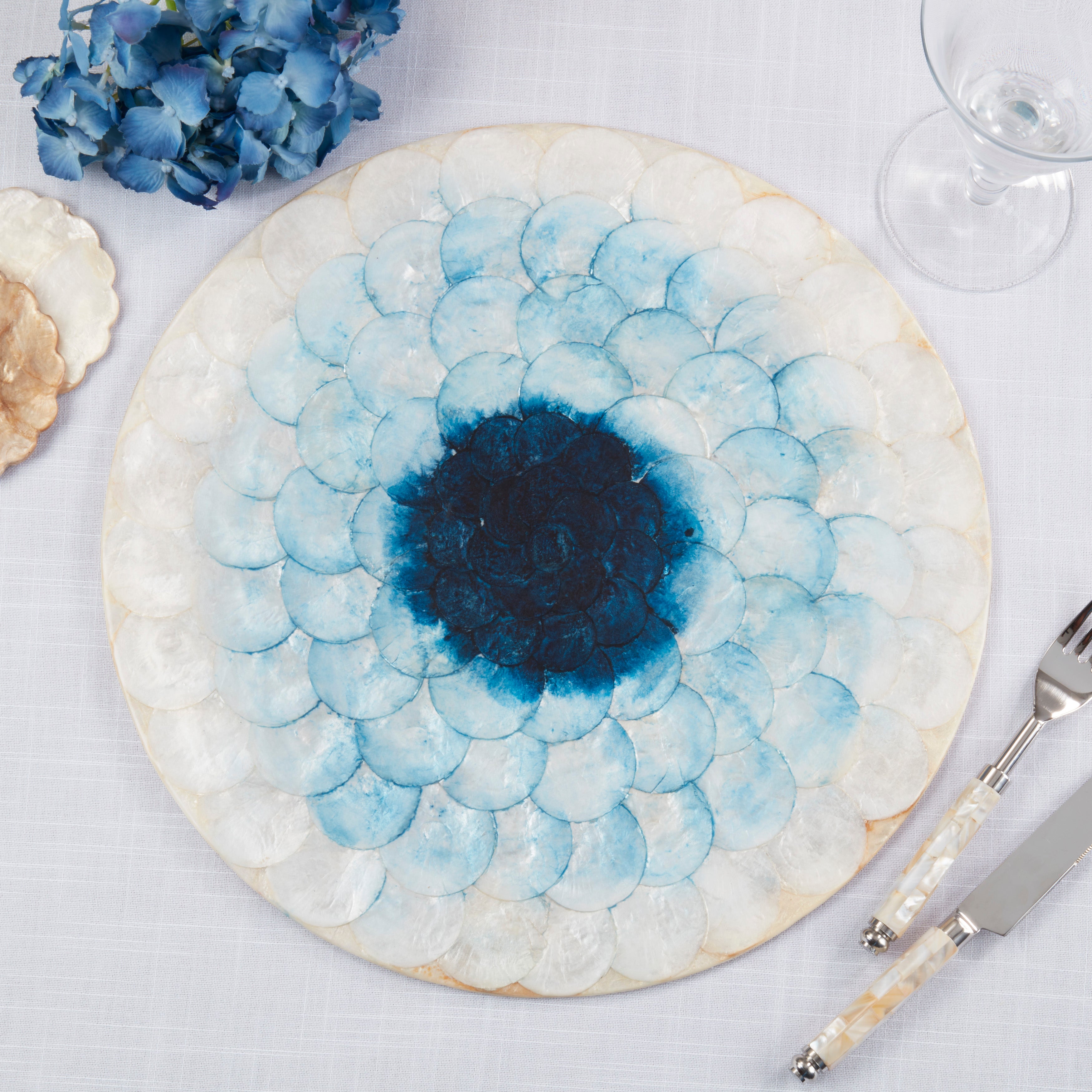 Capiz Shell Placemats, Set of 4