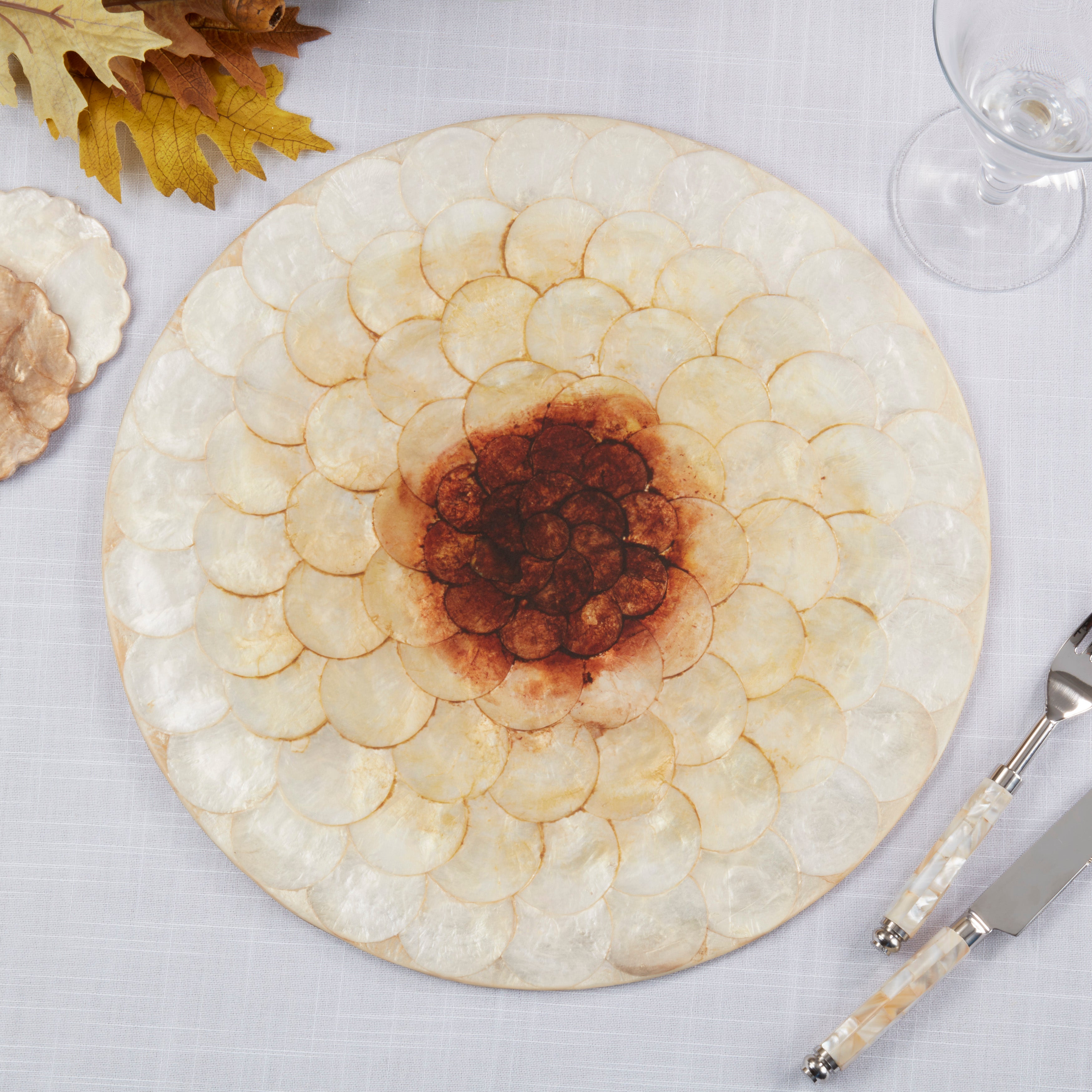 Capiz Shell Placemats, Set of 4