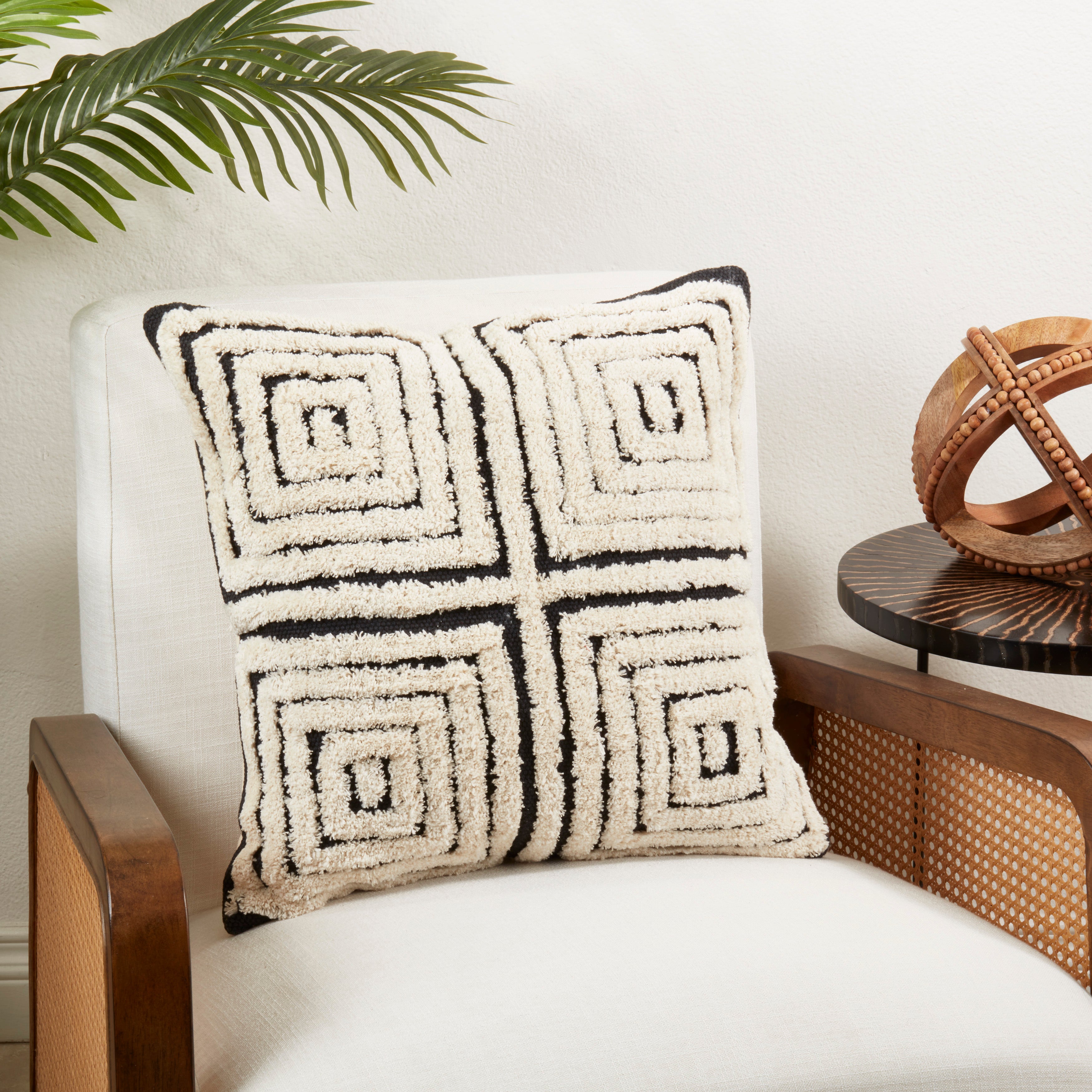Pier 1 Tufted Throw Pillow