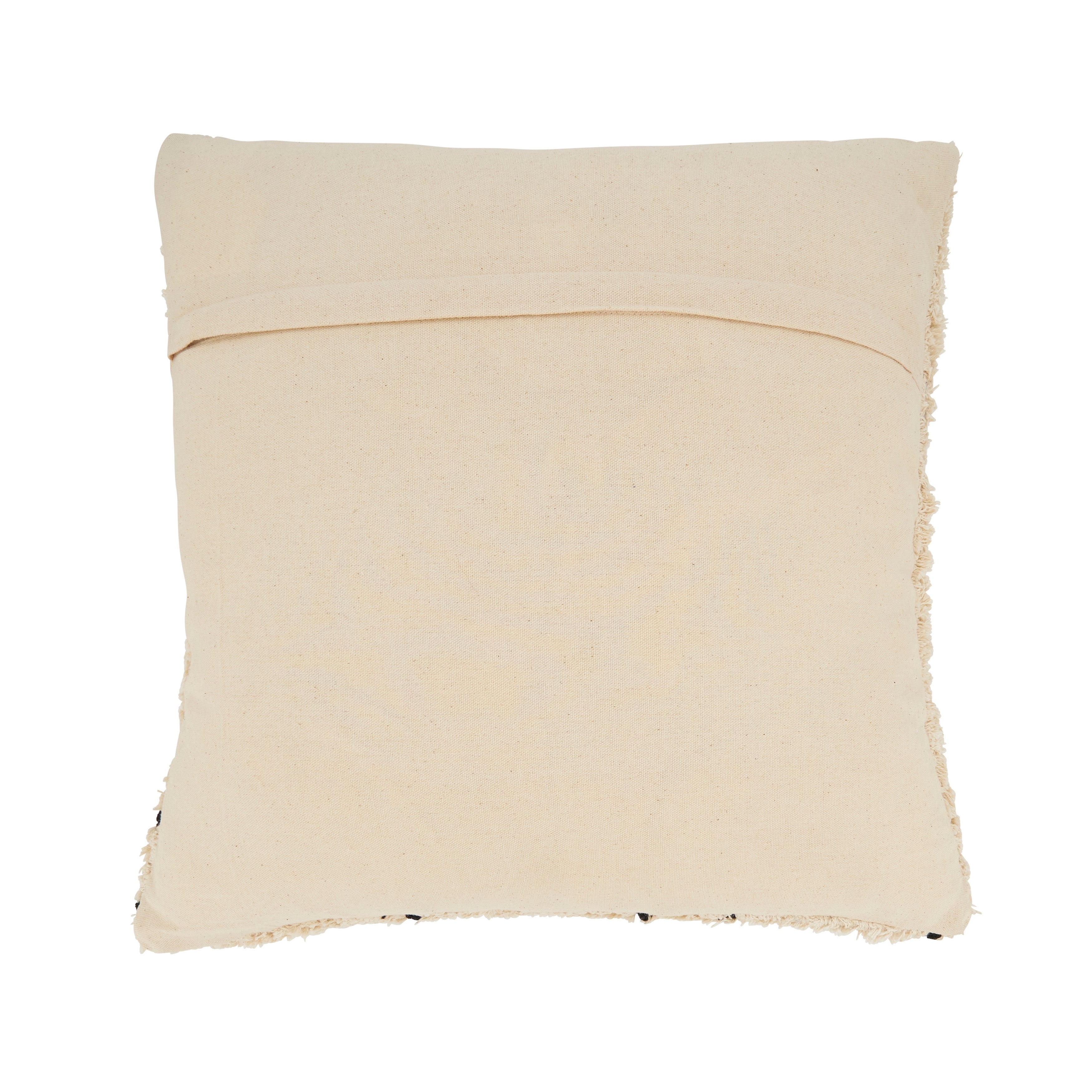 Geometric Splendor Tufted Poly Filled Throw Pillow