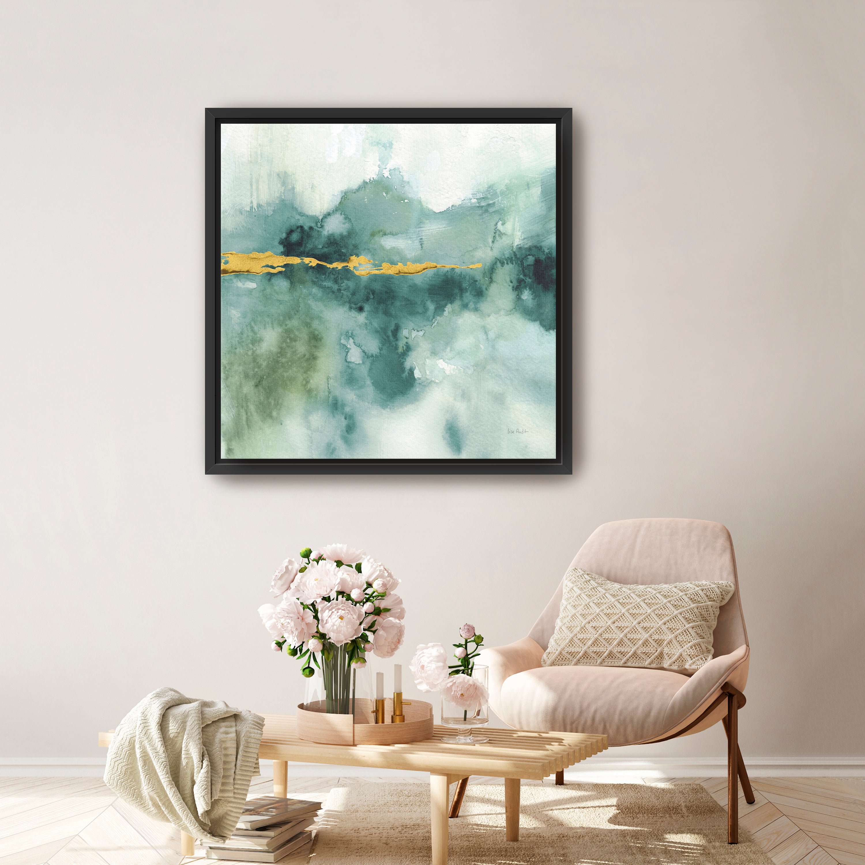 My Greenhouse Abstract I Canvas Giclee