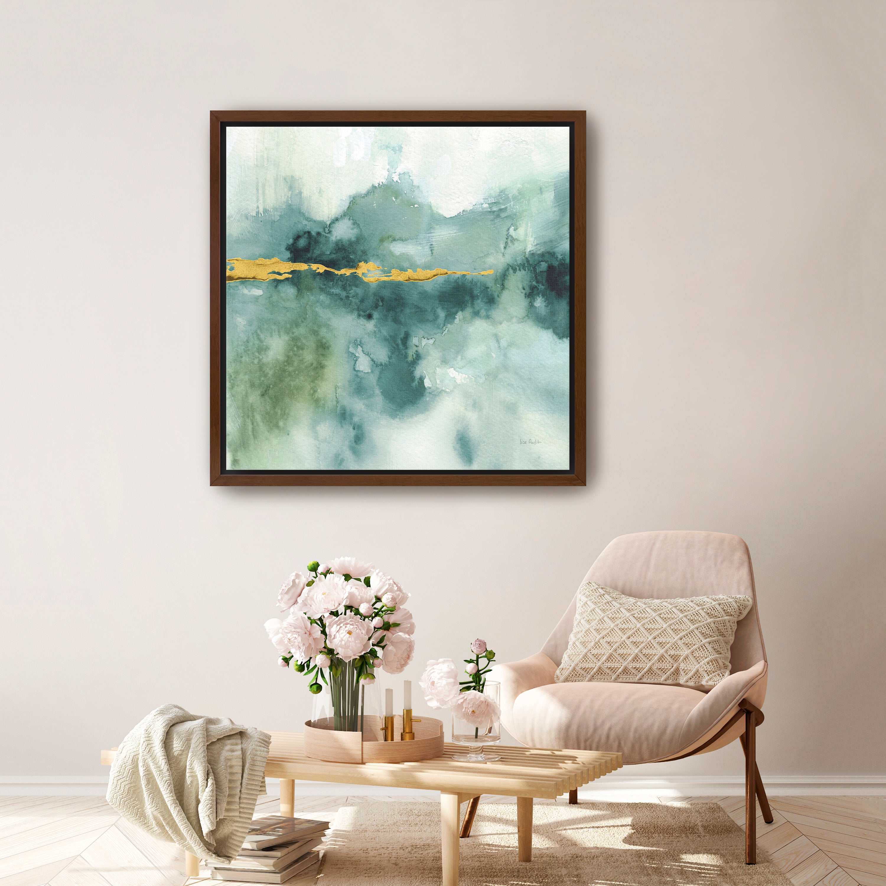 My Greenhouse Abstract I Canvas Giclee
